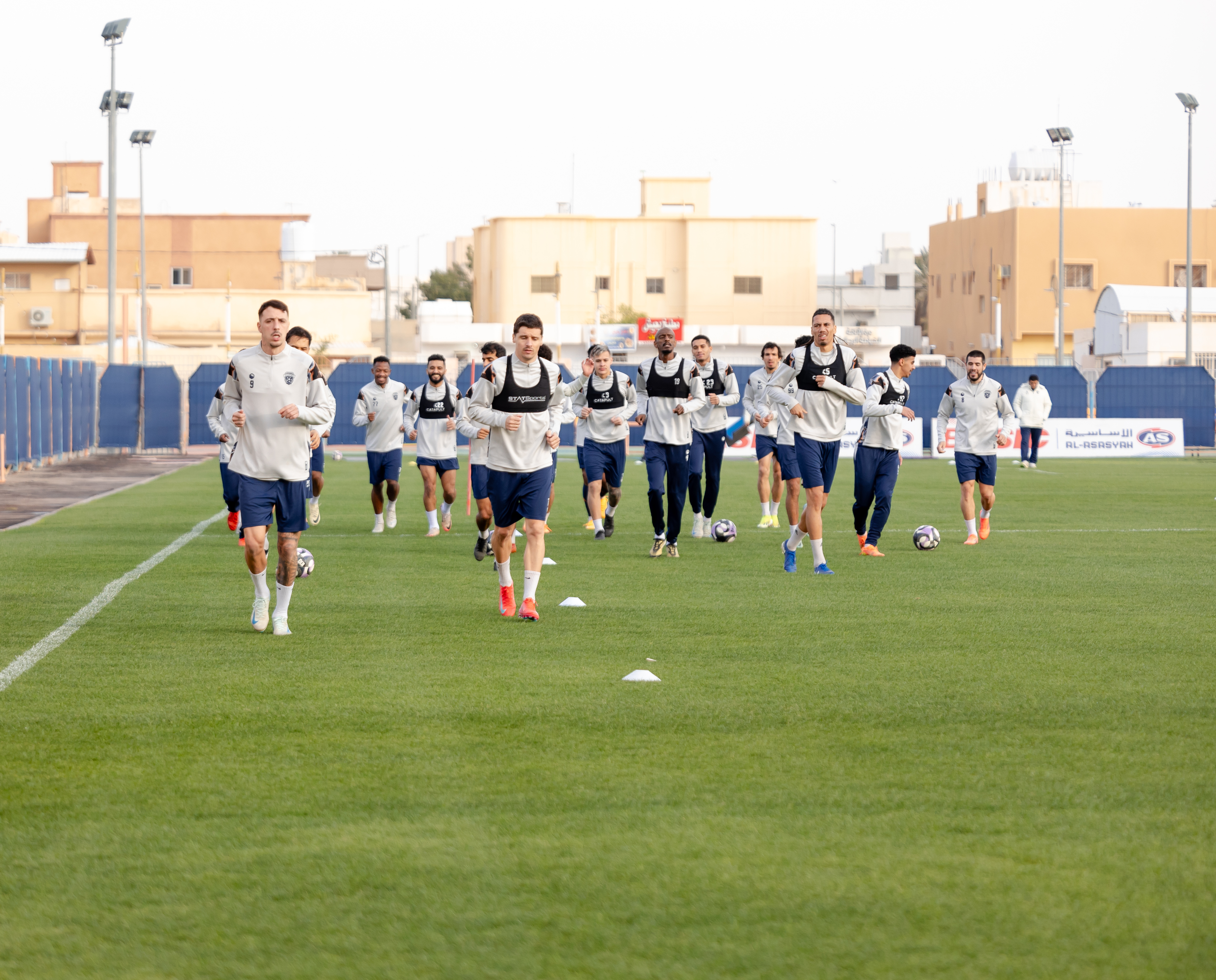 الفيحاء يجري مرانه الرئيس استعداداً لمواجهة الرياض
