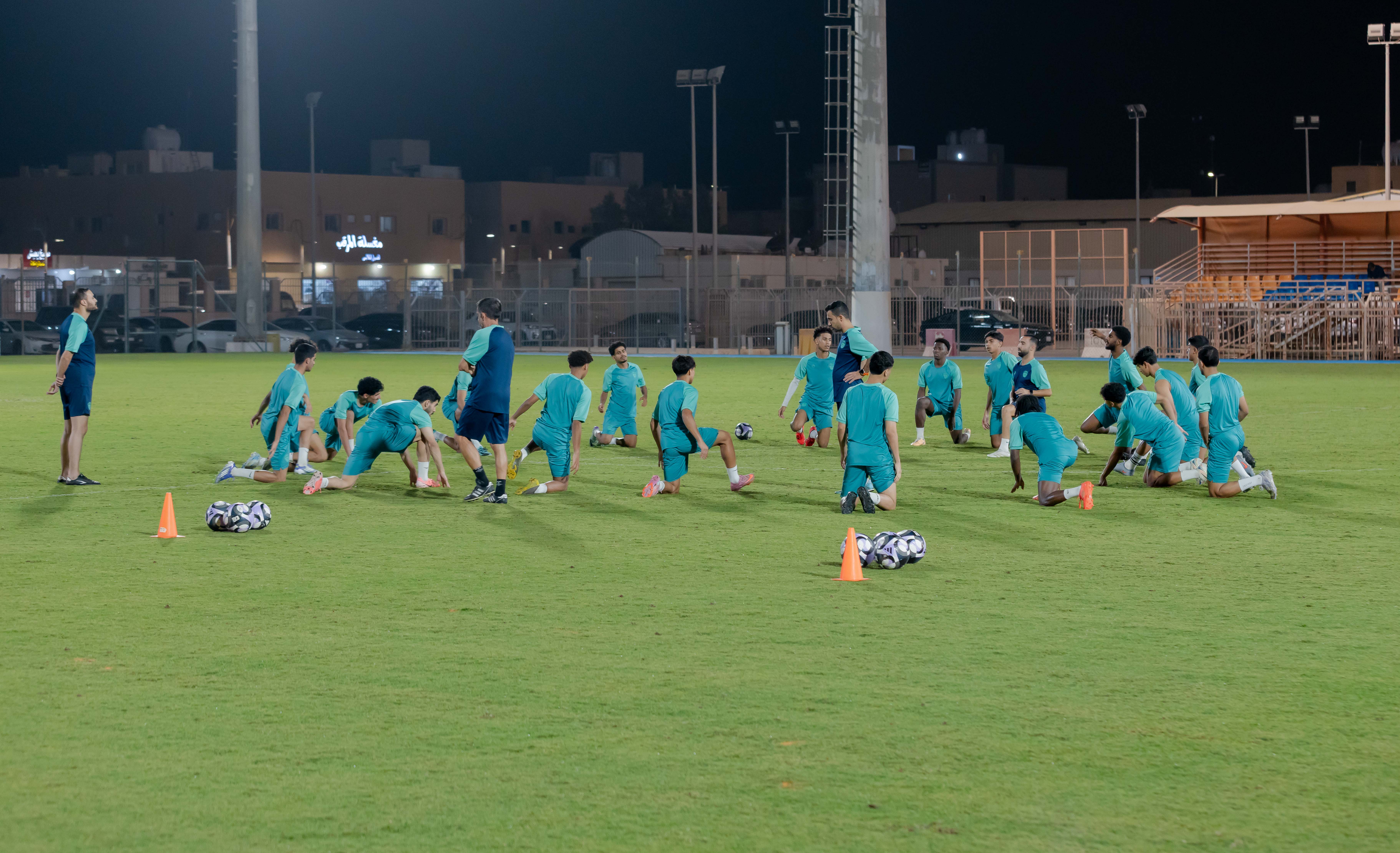 الفيحاء تحت 21 عام يجري تمرينه الرئيس استعداداً لملاقاة العروبة