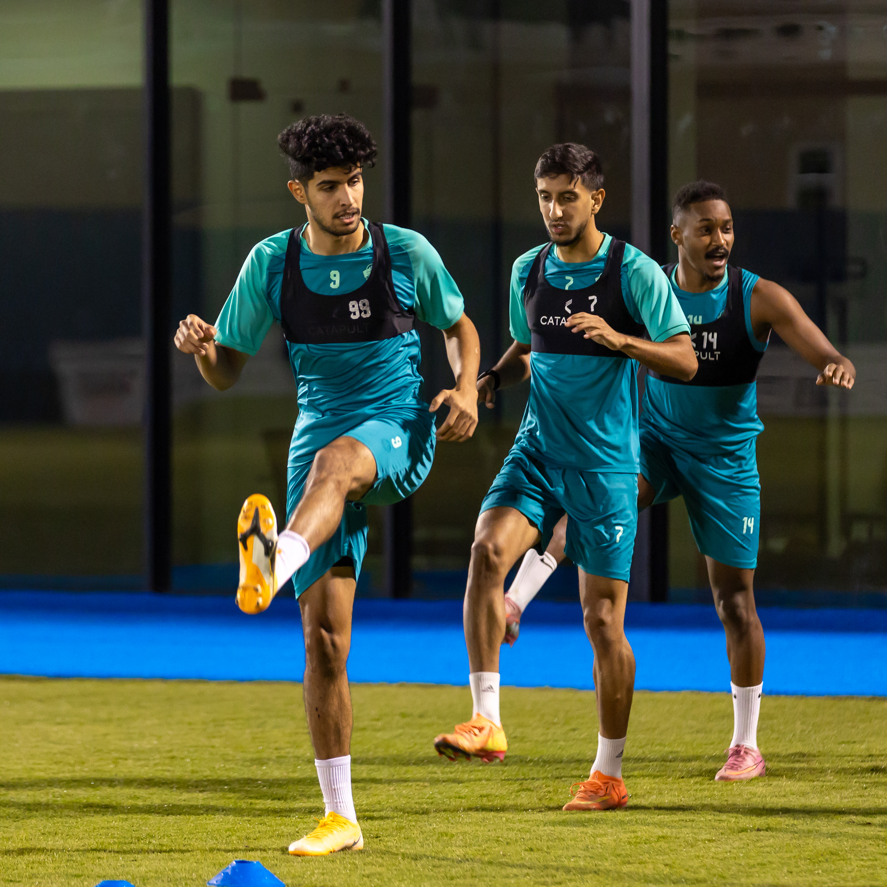 الفيحاء يختتم استعداداته لمواجهة النصر ويغادر إلى الرياض