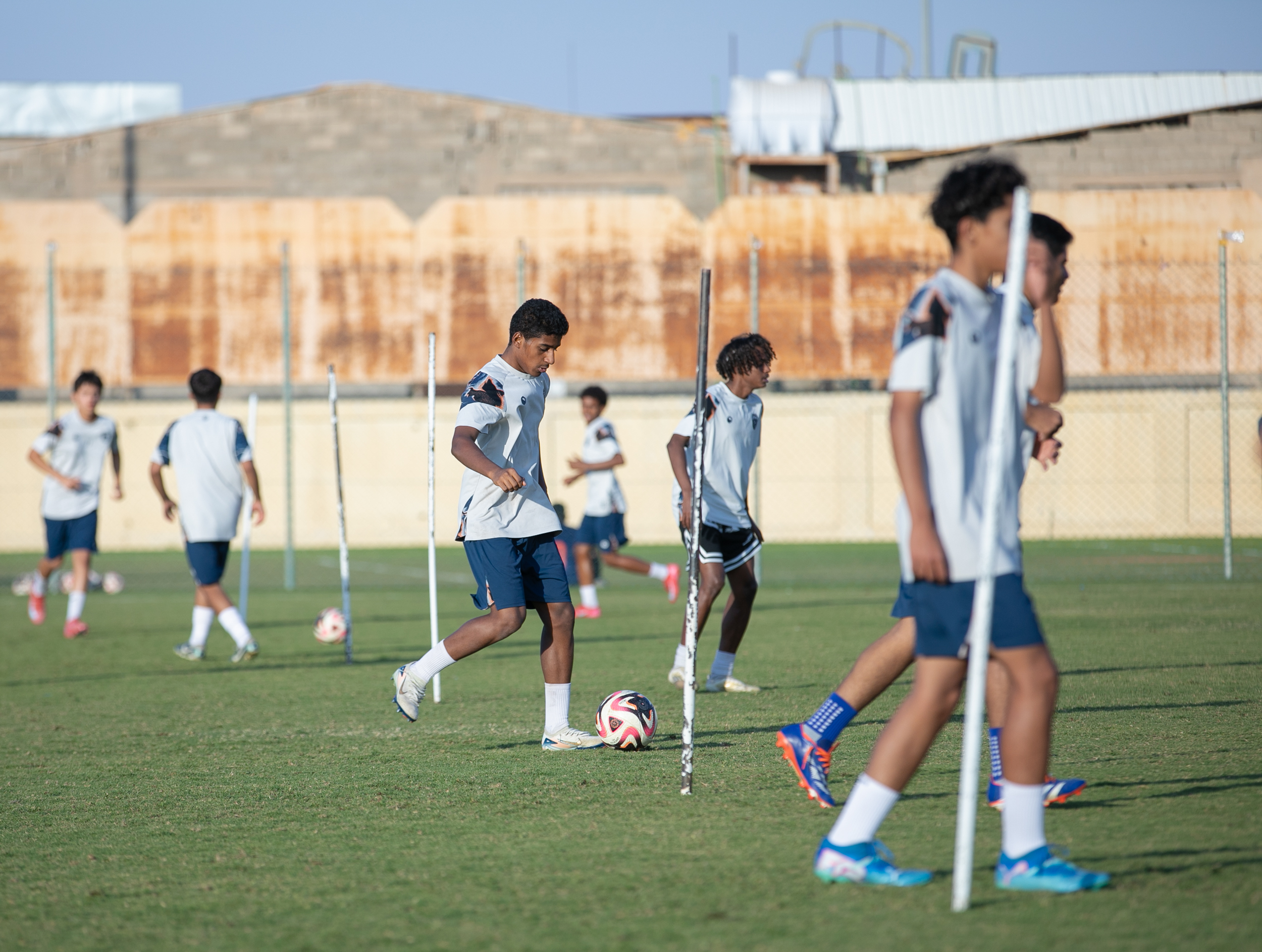 الفيحاء تحت 15 سنة يجري تمرينه الرئيس لمواجهة نظيره نادي الباطن