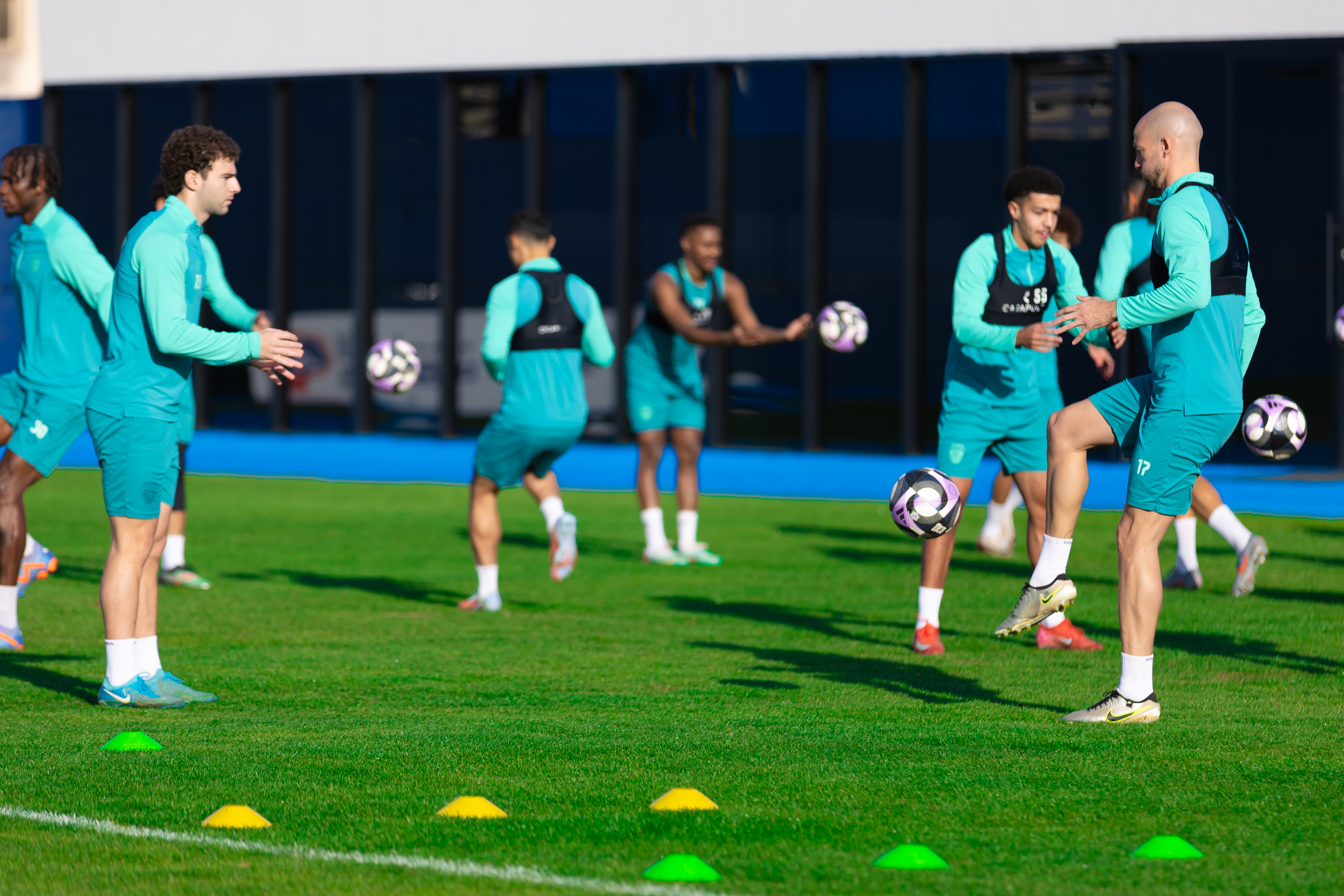 الفيحاء يجري حصة تدريبية استعداداً لمواجهة الرياض