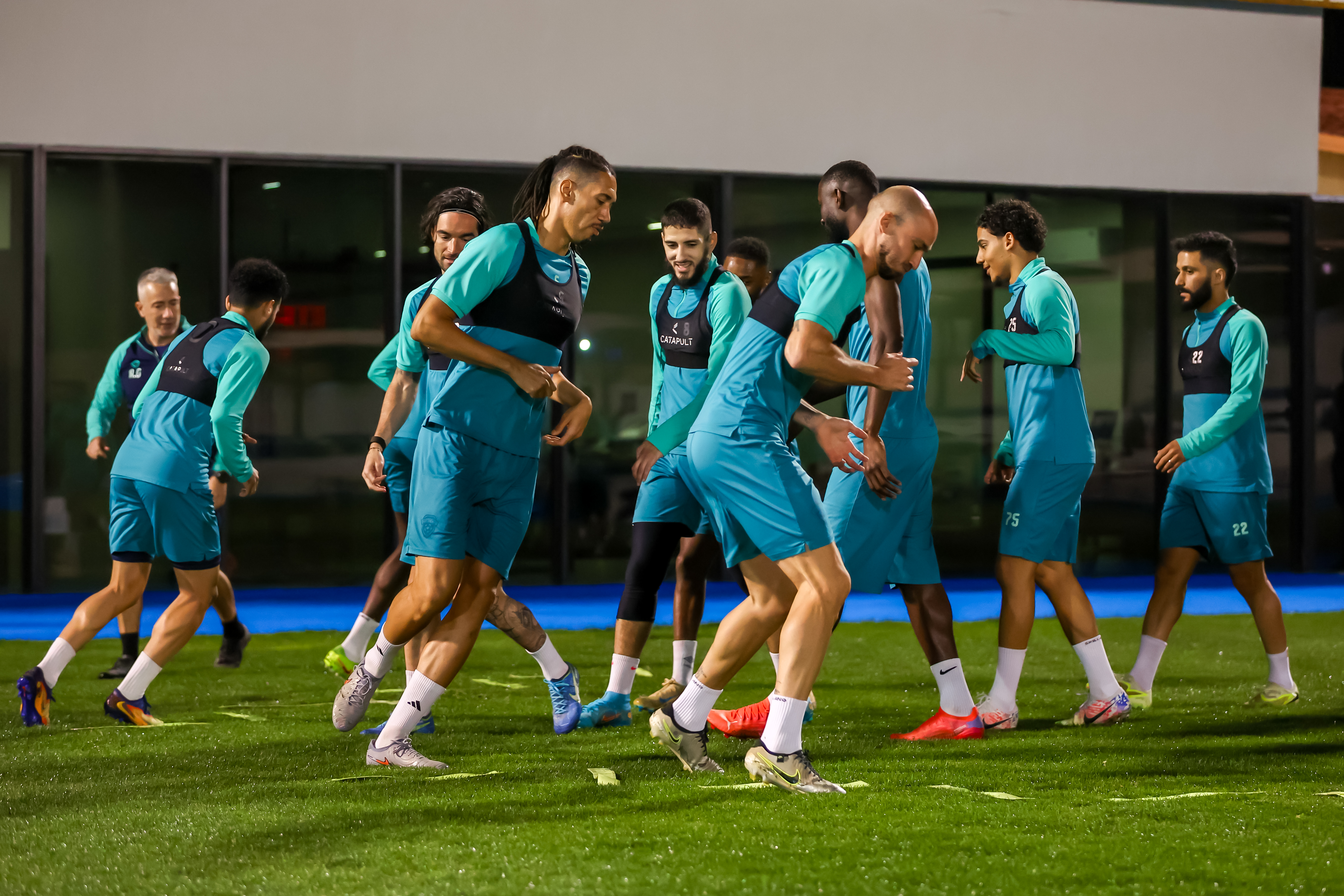 الفيحاء يجري مرانه الرئيس استعداداً لمواجهة #الإتحاد