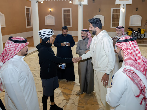 الرحّال السعودي عبدالله السلمي يزور الفيحاء