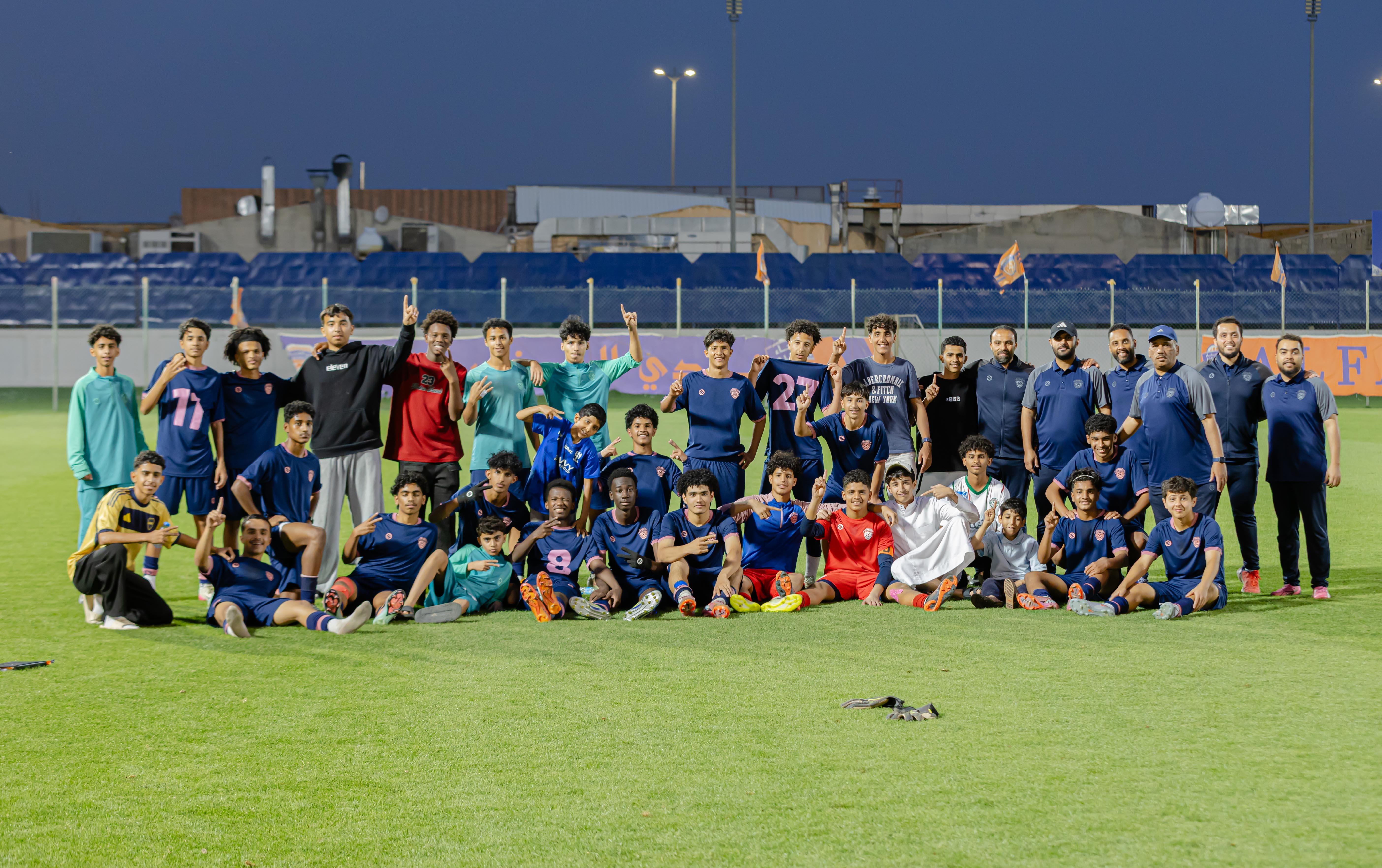 الفيحاء تحت 15 سنة يكسب لقاء نظيره نادي العلا