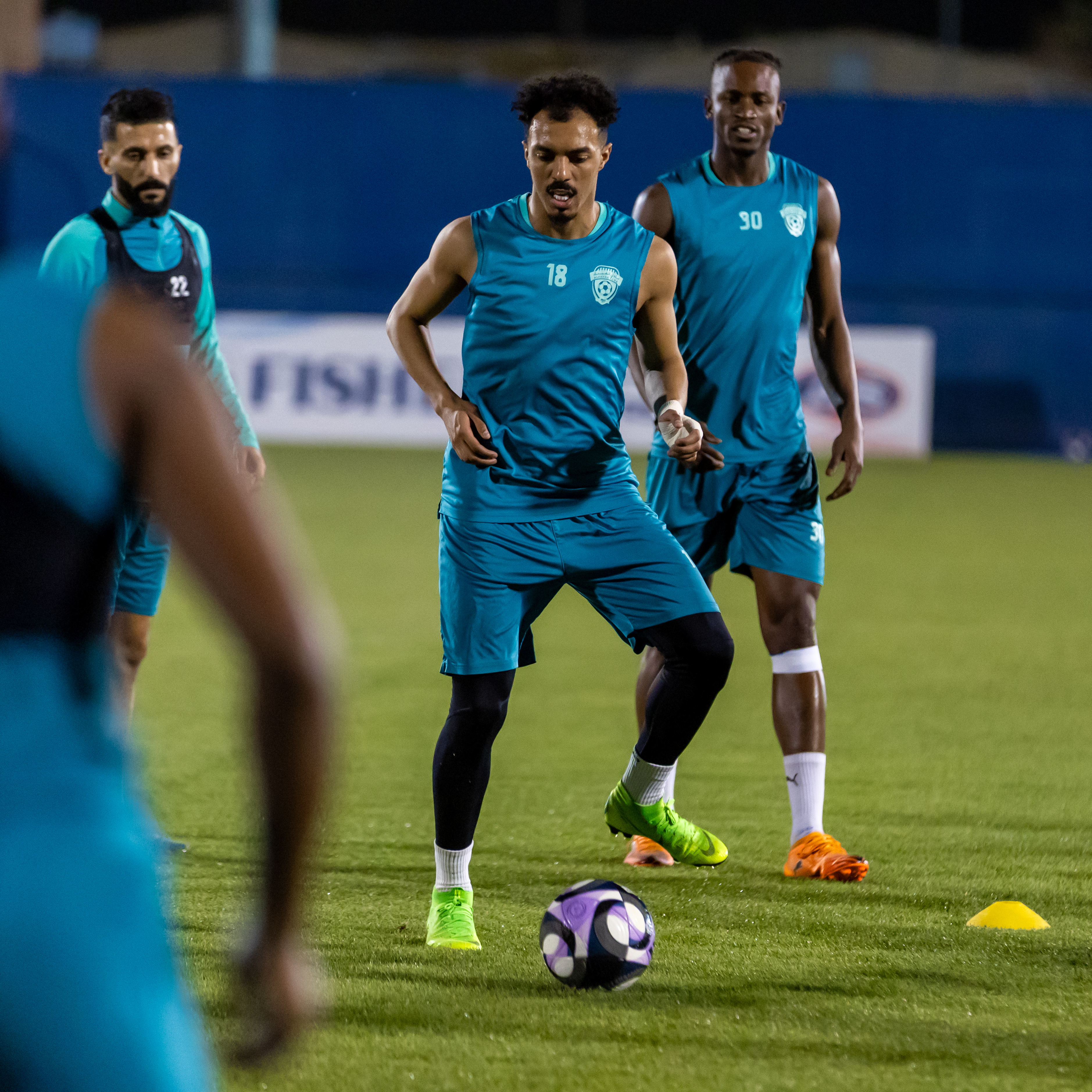 الفيحاء يجري مرانه الاخير قبل ودية الهلال