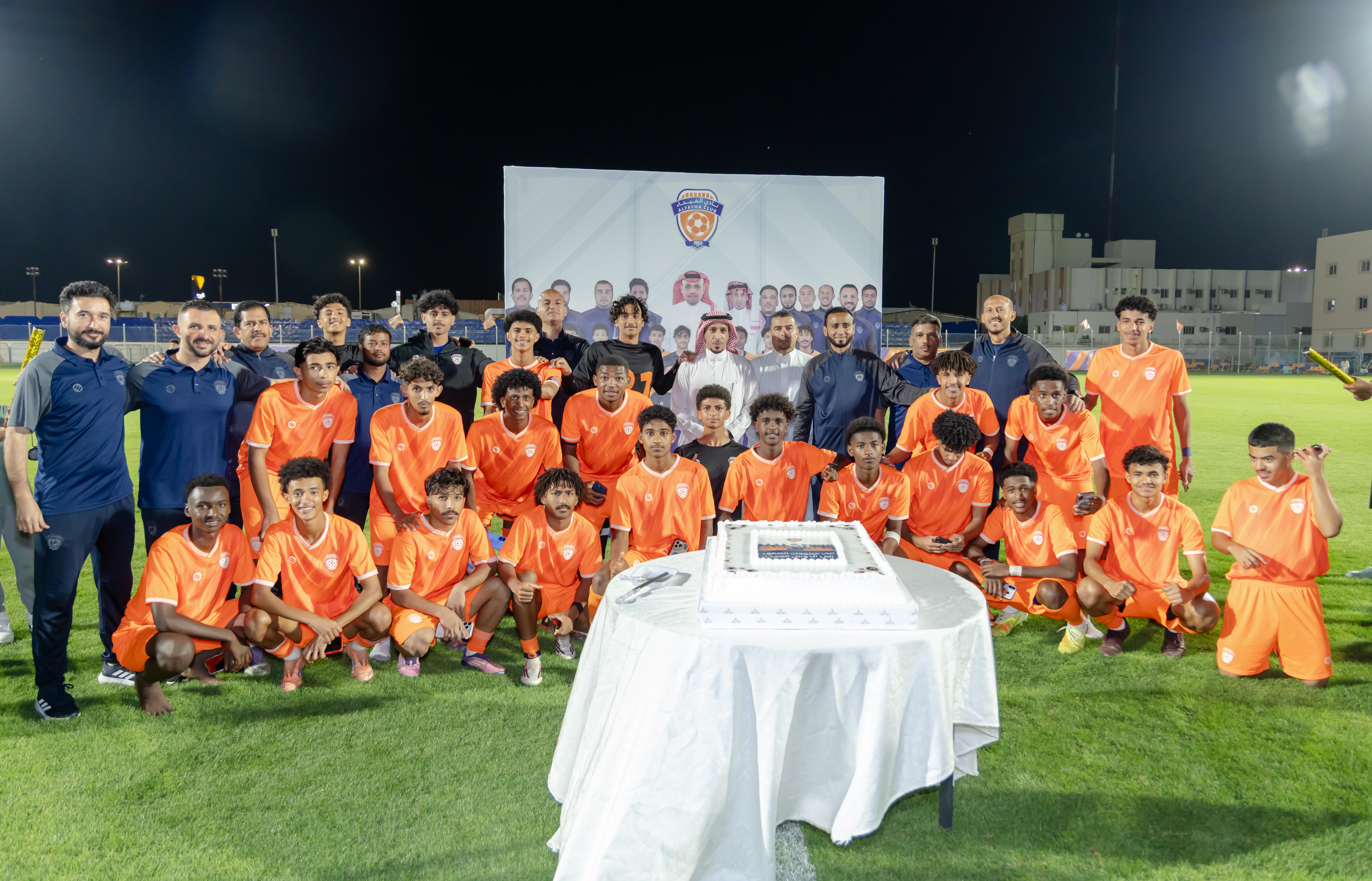 الفيحاء يحتفي بصعود فريق 17 سنة إلى الدوري الممتاز بعد موسم مميز