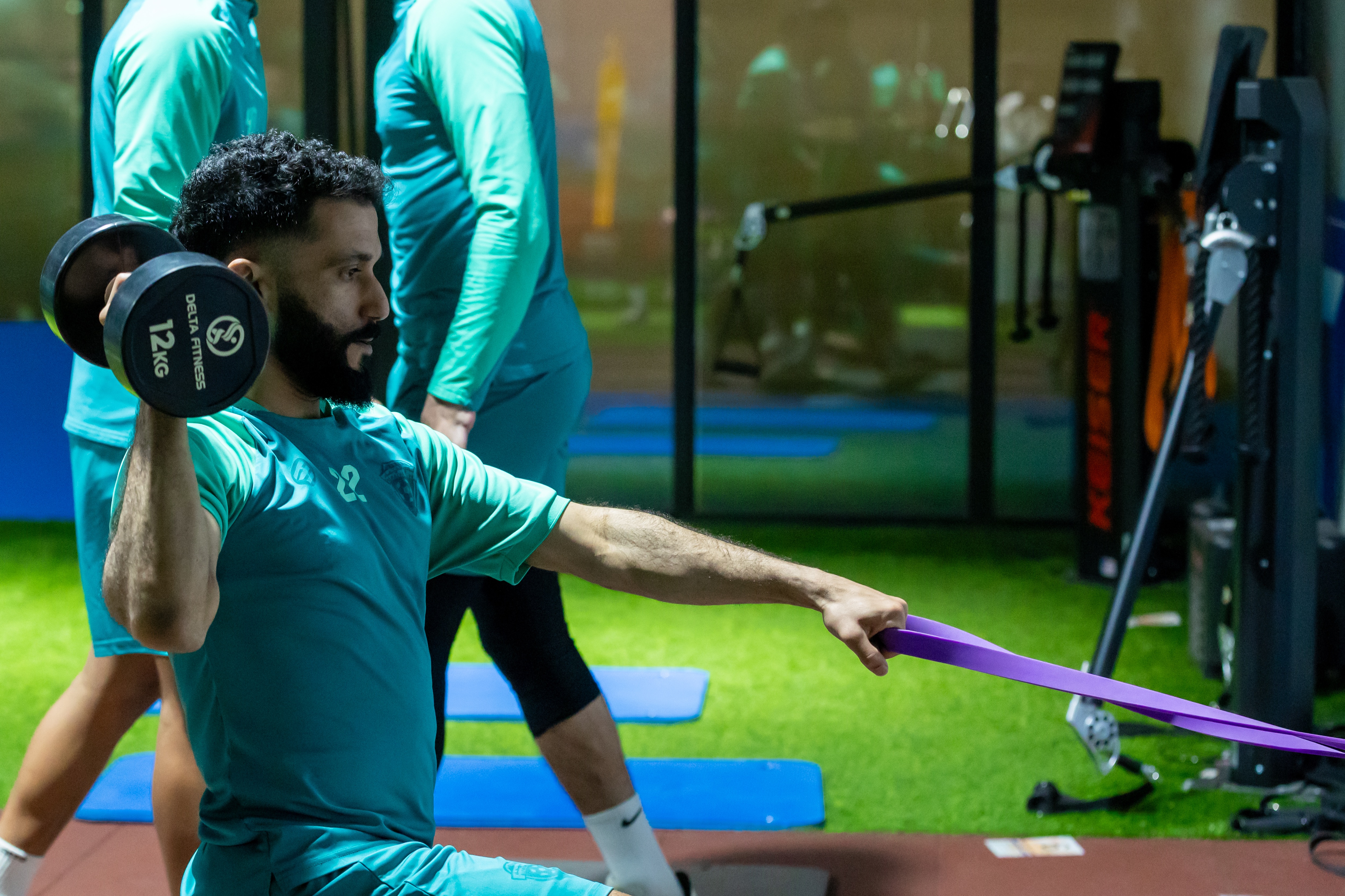 الفيحاء يستأنف تدريباته بحصة استرجاعية بمقر النادي