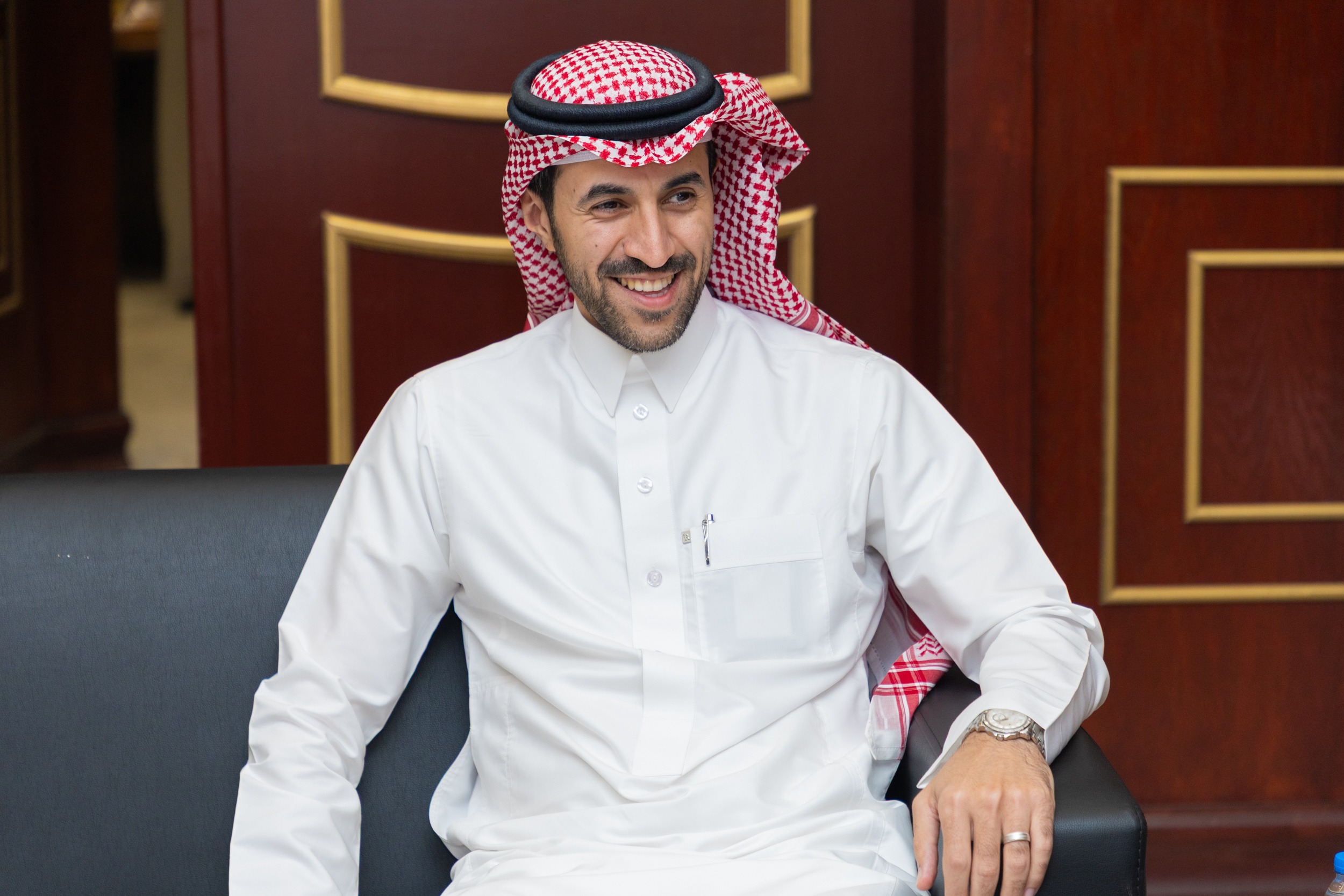 رئيس نادي الكوكب المهندس يزيد بن ناصر الزعاقي يزور الفيحاء