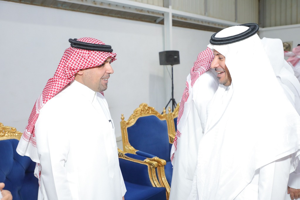 وسط حضور كبير من أهالي المجمعة ومحبي النادي الفيحاء يقيم حفل المعايدة السنوي