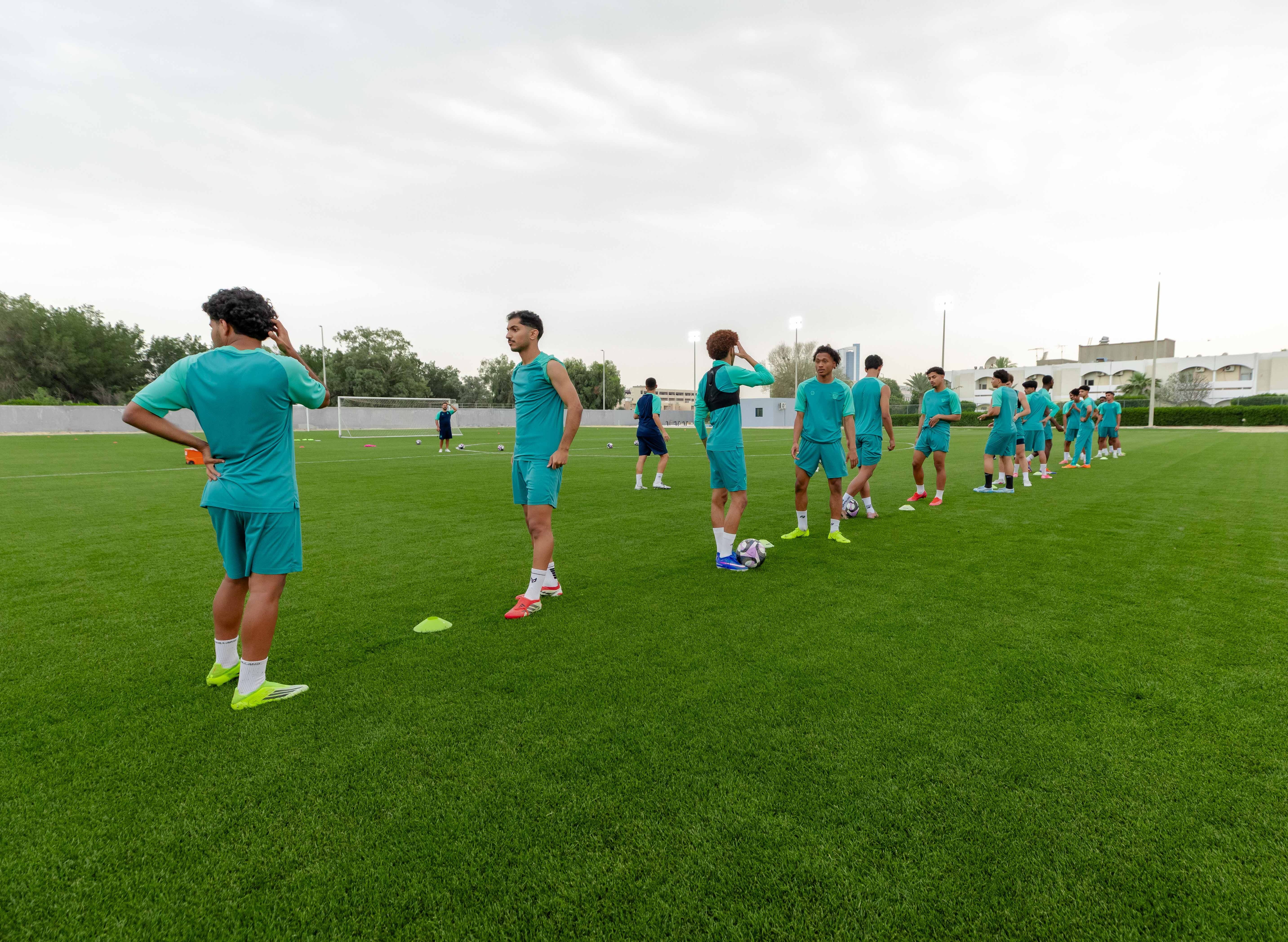 الفيحاء تحت 21 عامًا يُجري تمرينه الرئيسي استعدادًا لملاقاة القادسية .