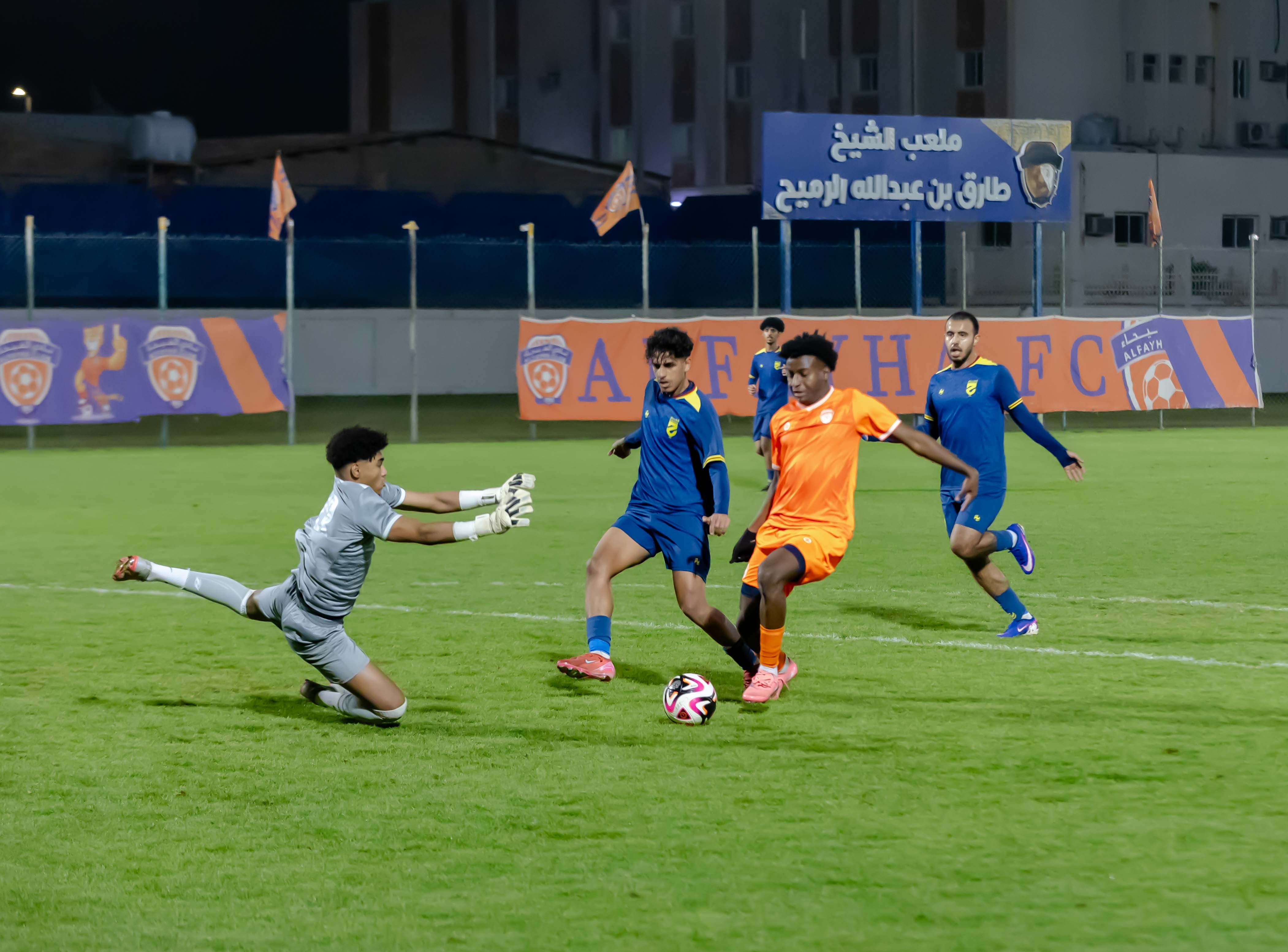 الفيحاء تحت 18 سنة يتعادل ايجابياً مع نظيرة نادي الحزم