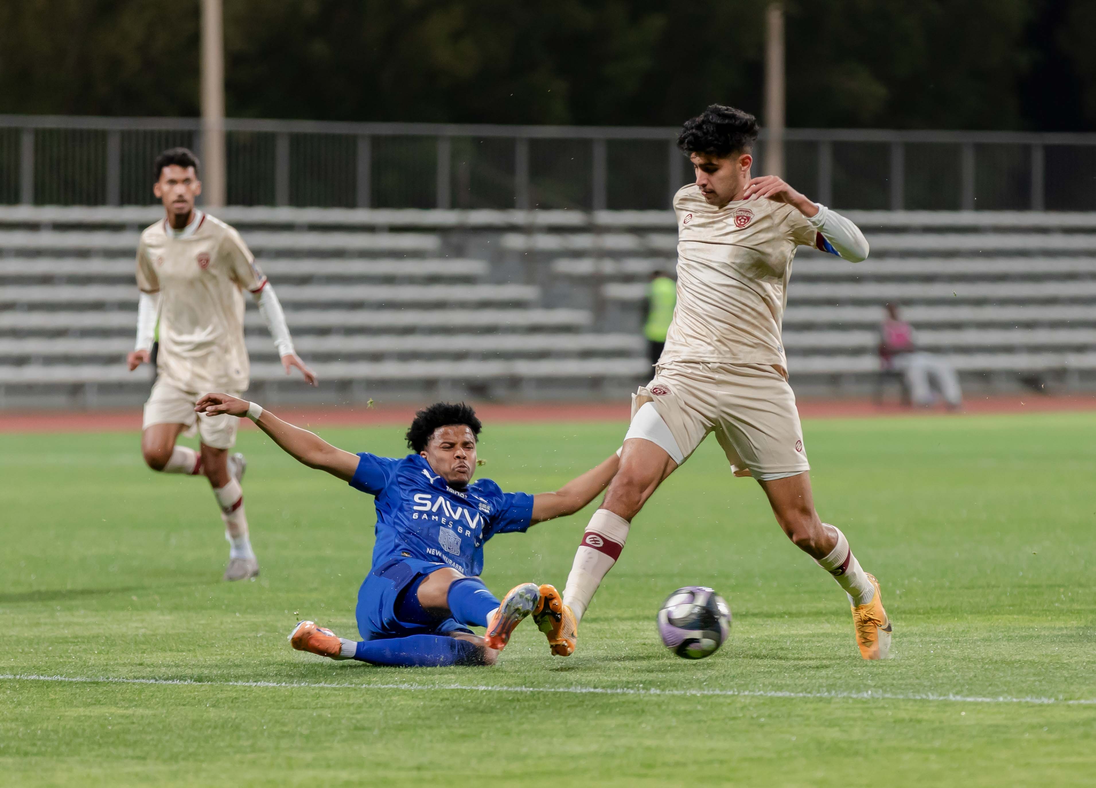 الفيحاء تحت 21 عامًا يخسر لقاء نظيره الهلال ضمن الجولة الثالثة عشر من دوري جوي للنخبة U21 .