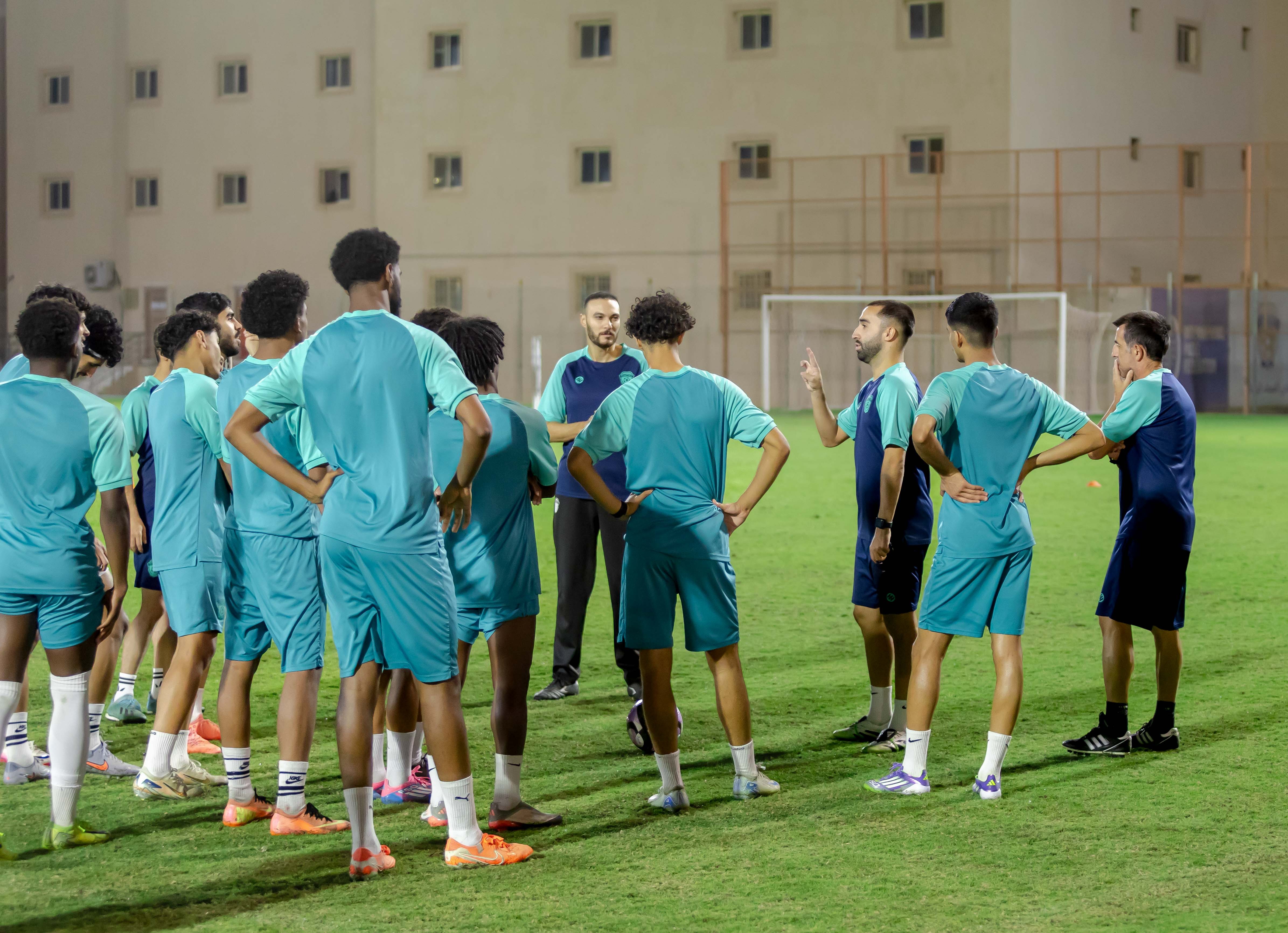 الفيحاء تحت 21 عامًا يُجري تمرينه الرئيس استعدادًا لملاقاة القادسية .