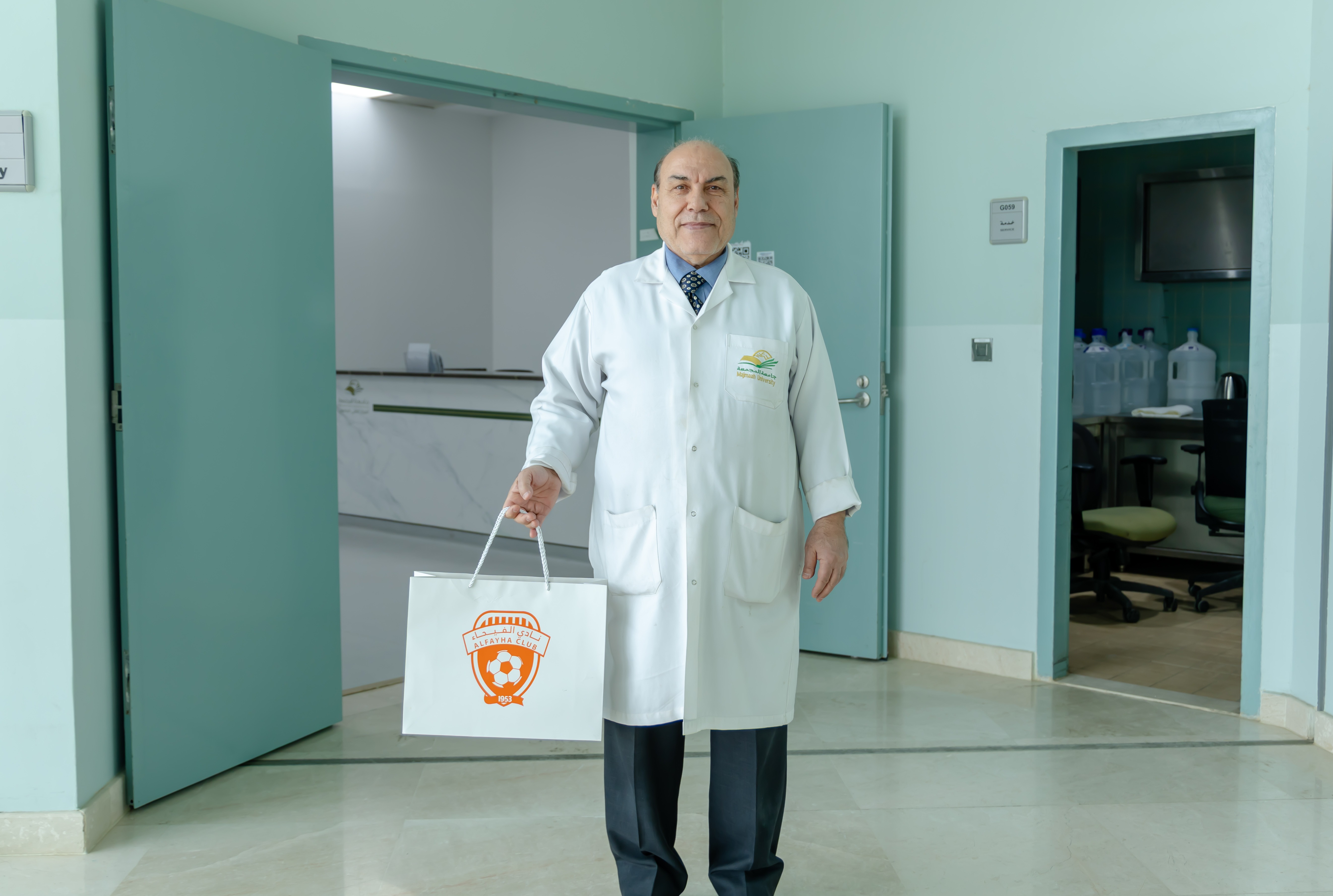 حملة ترويجية لمباراة الفيحاء ونيوم تستهدف طلاب جامعة المجمعة