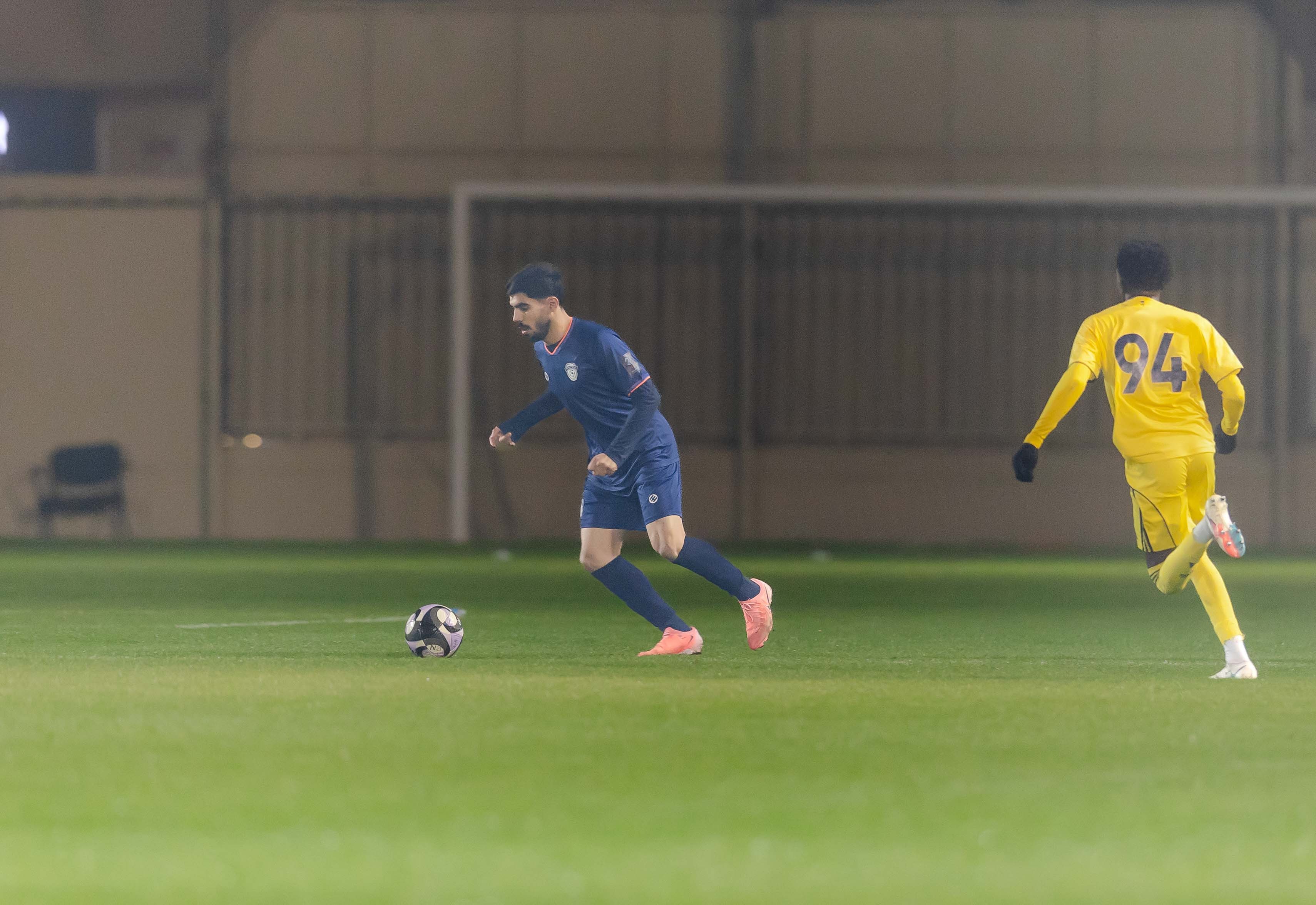 الفيحاء تحت 21 عامًا يتعادل مع نظيره النصر ضمن الجولة العاشرة من دوري جوي للنخبة U21 .