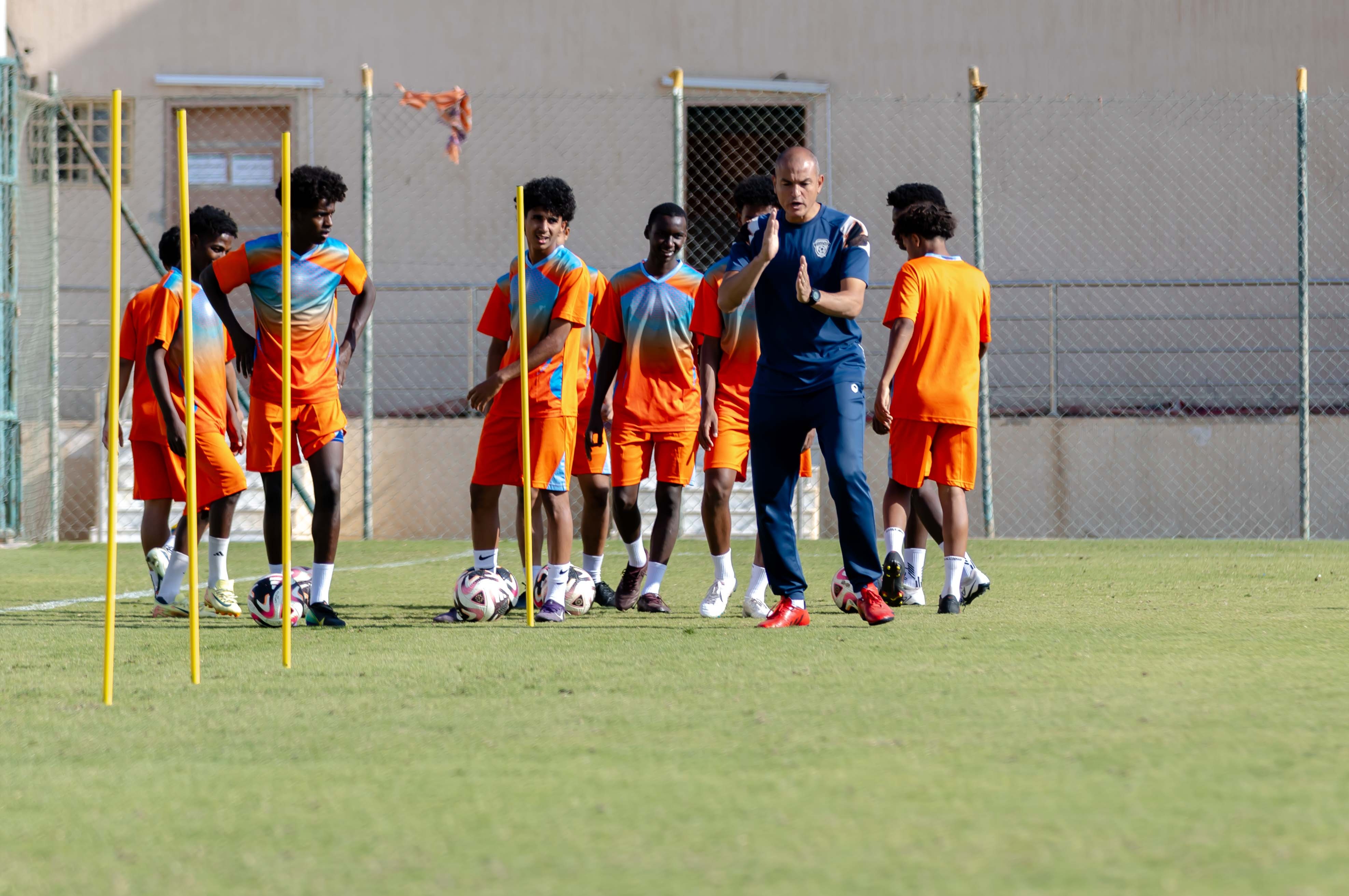 الفيحاء تحت 17 سنة يجري تمرينه الرئيس لمواجهة نظيره نادي القنفذة