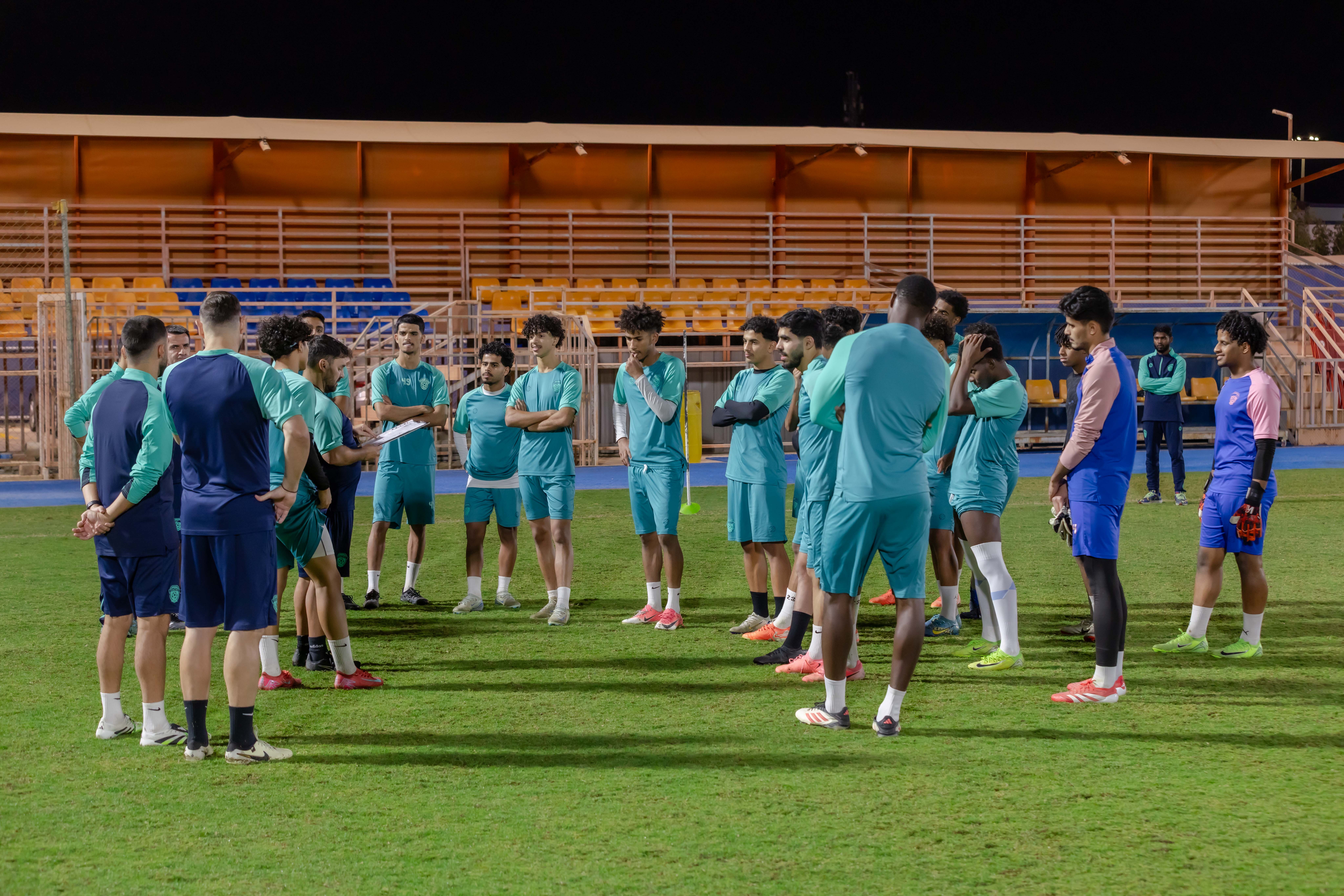 الفيحاء تحت 21 عامًا يُجري تمرينه الرئيس استعدادًا لملاقاة الجبلين .