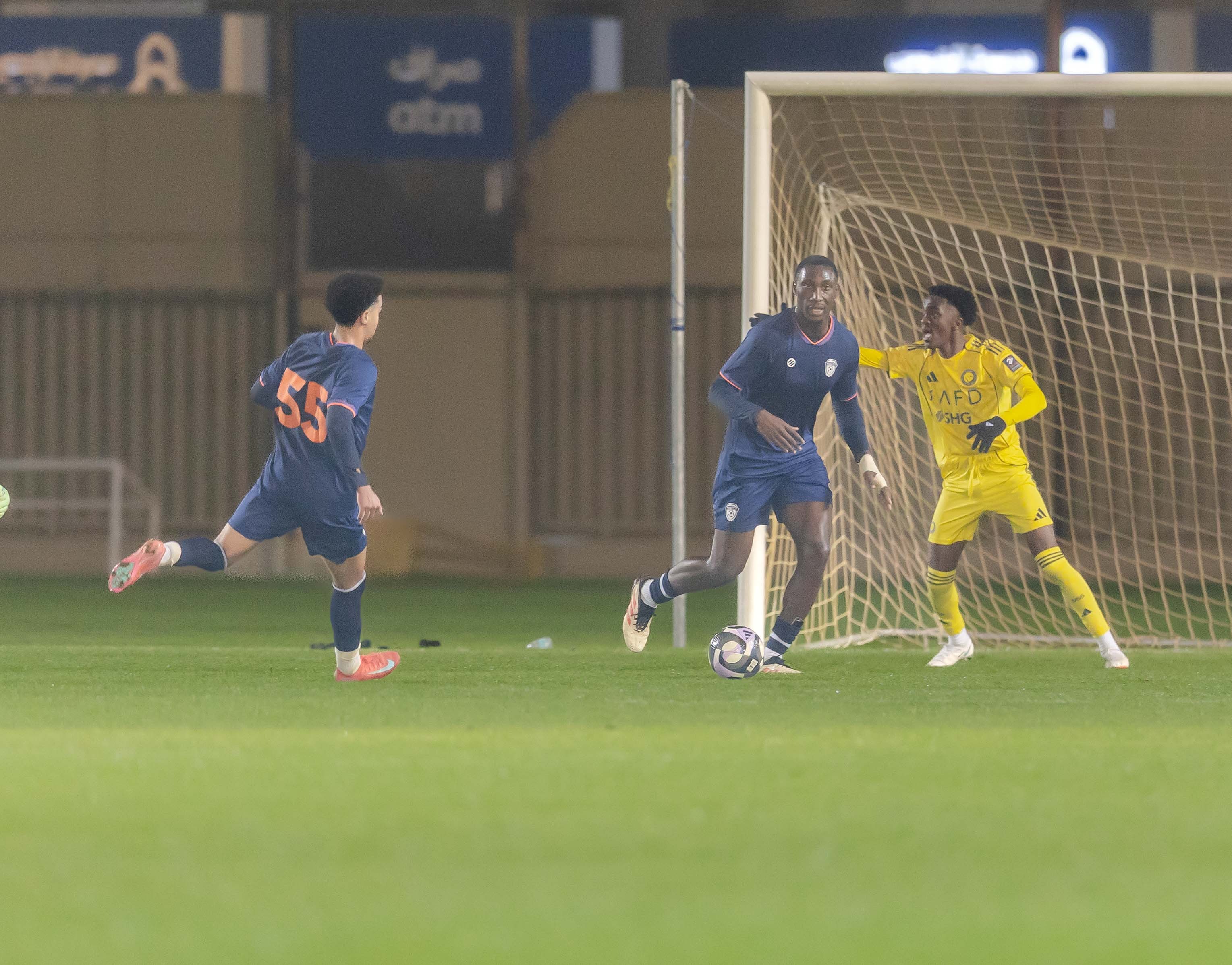 الفيحاء تحت 21 عامًا يتعادل مع نظيره النصر ضمن الجولة العاشرة من دوري جوي للنخبة U21 .