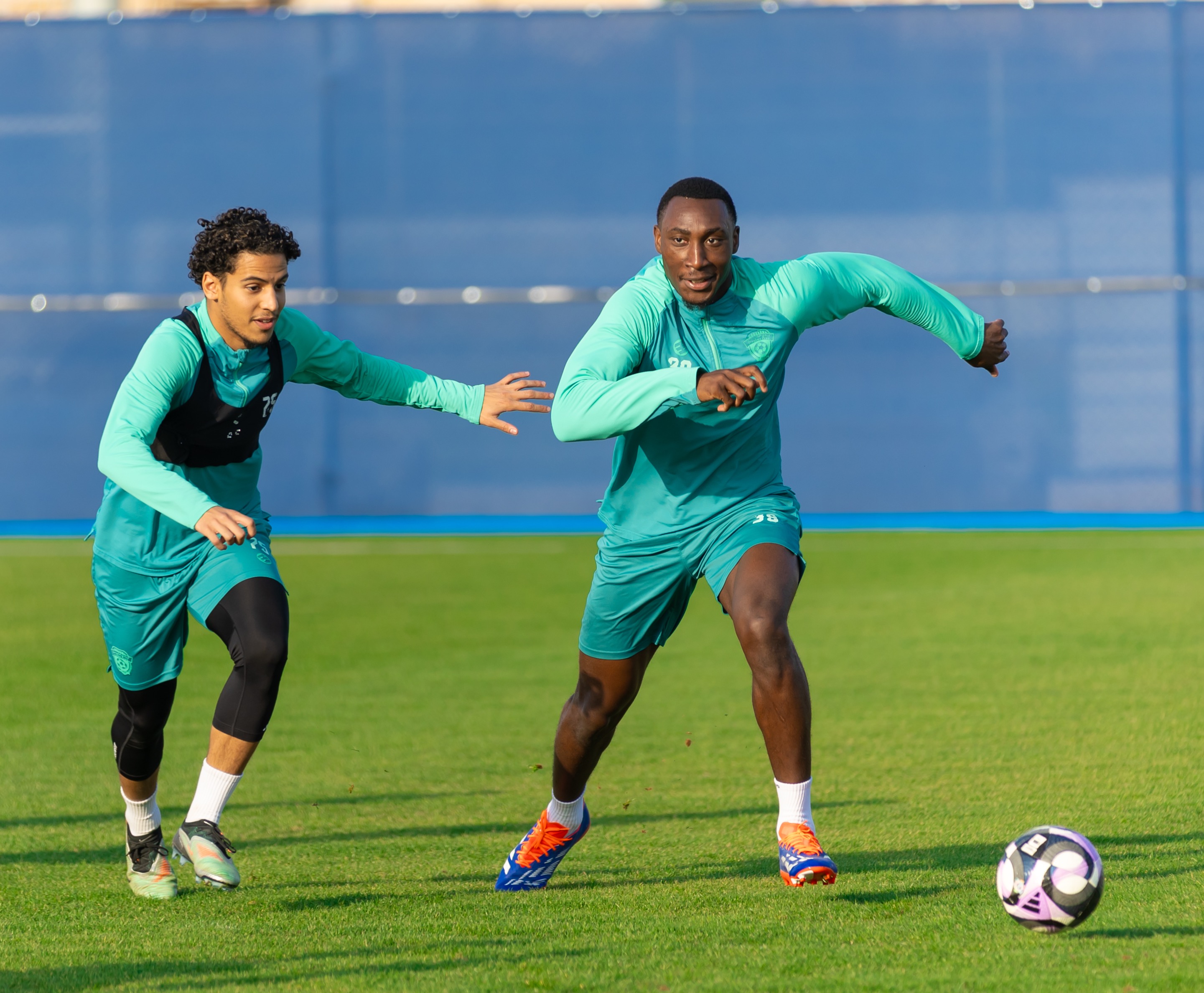 الفيحاء يجري مرانه الرئيس لمواجهة القادسية