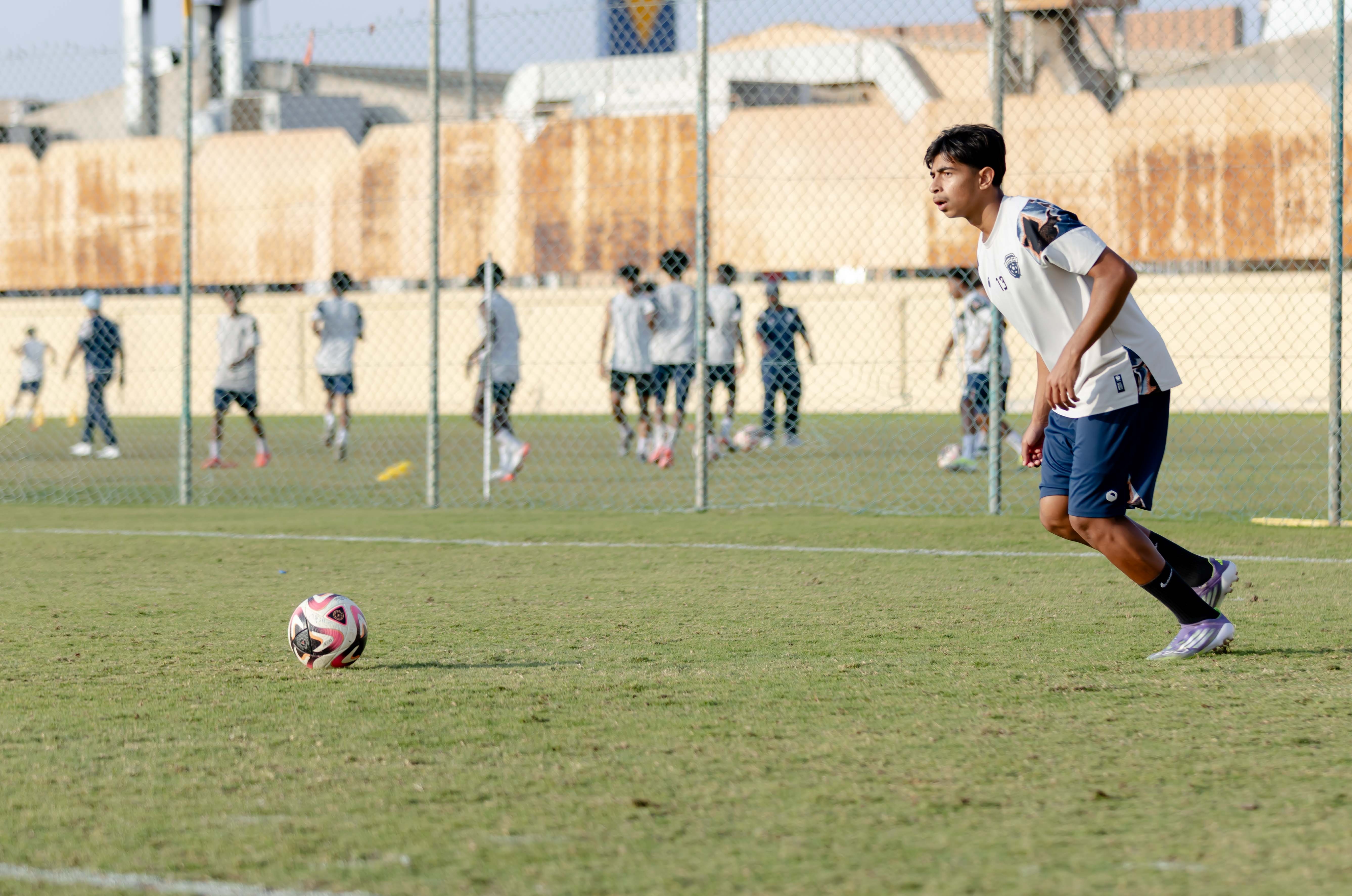 الفيحاء تحت 17 سنة يواصل تحضيراته لمواجهة نظيره نادي هجر لمواجهة هجر