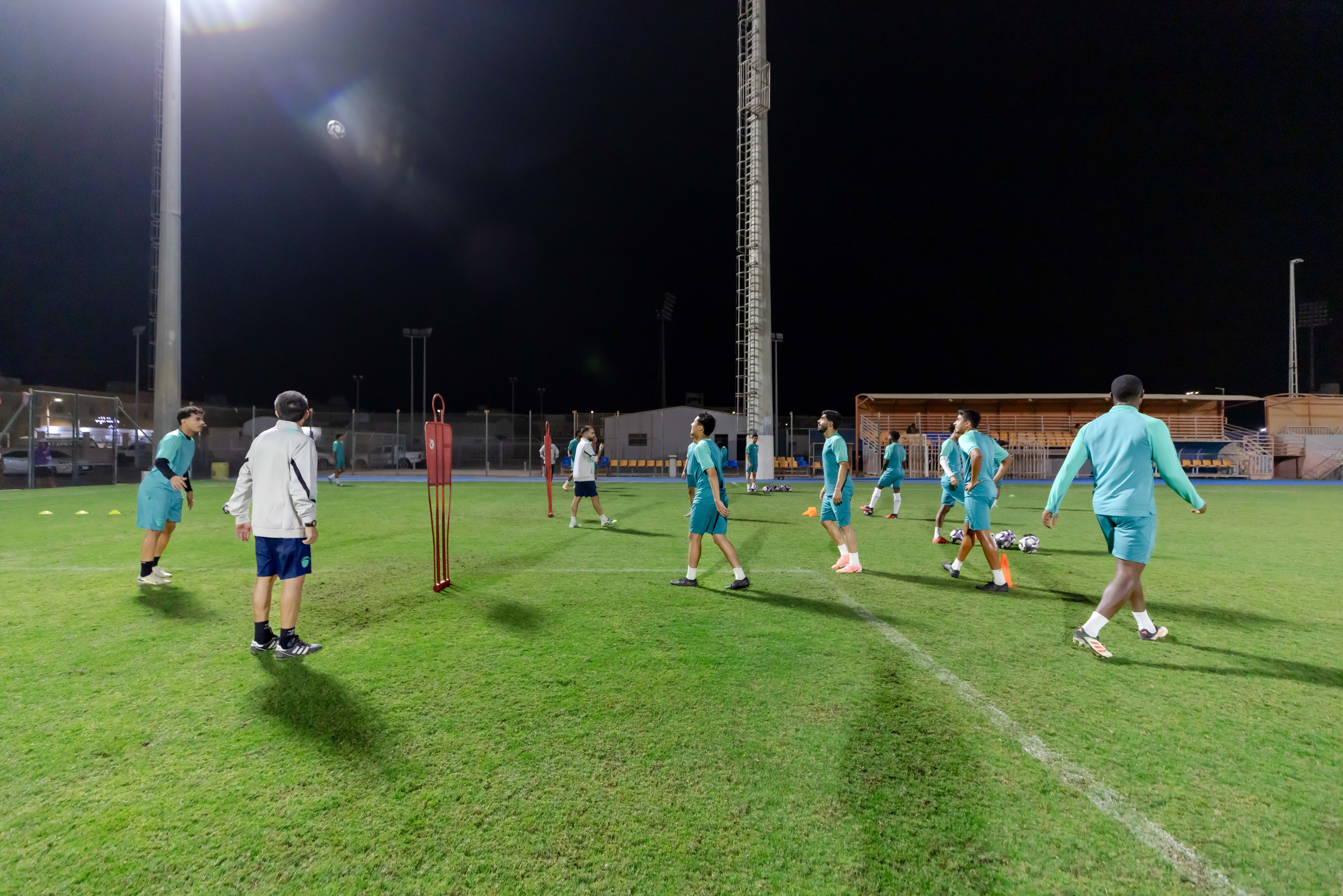 الفيحاء تحت 21 عامًا يُجري تمرينه الرئيس استعدادًا لملاقاة الجبلين .