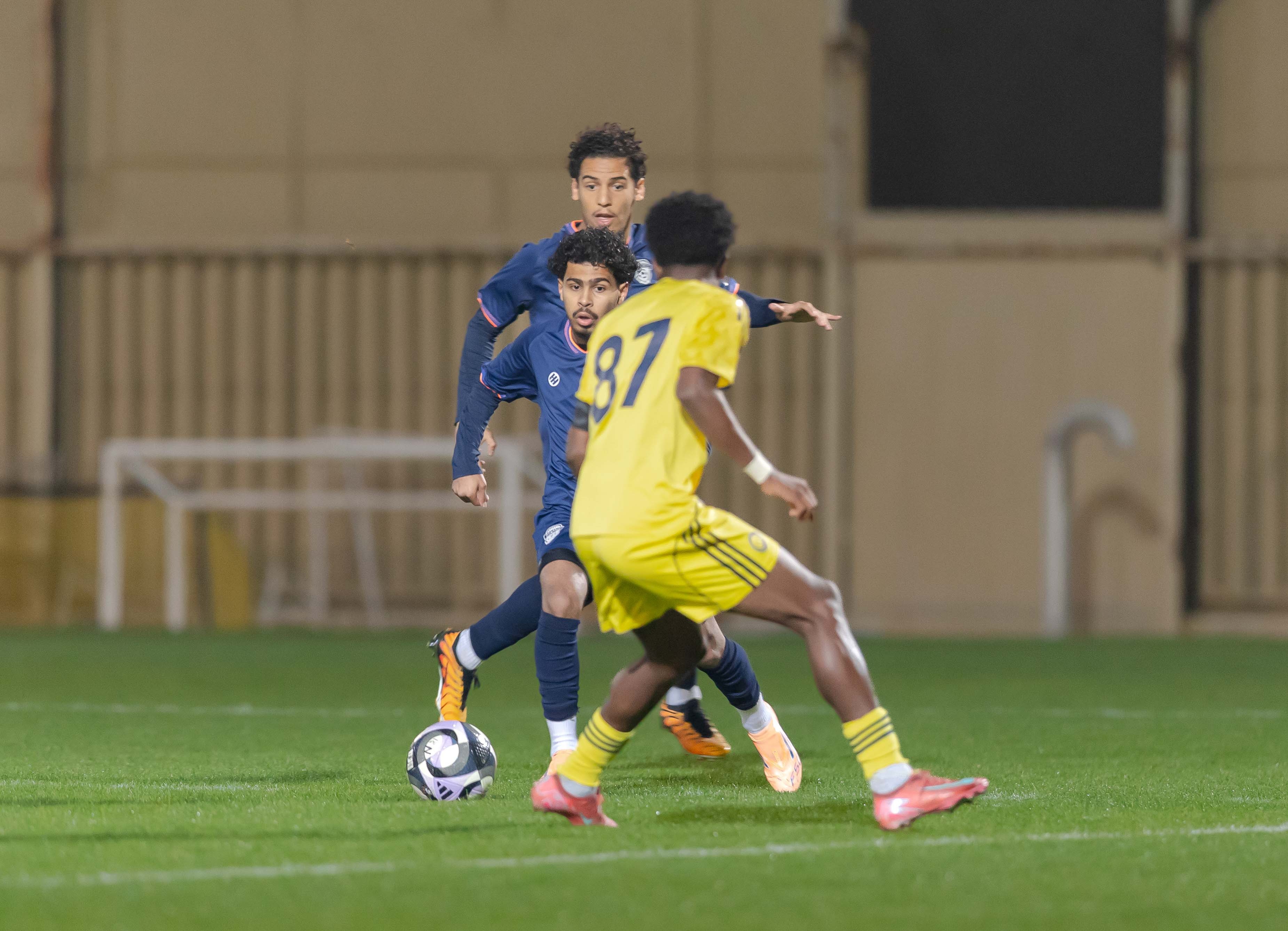 الفيحاء تحت 21 عامًا يتعادل مع نظيره النصر ضمن الجولة العاشرة من دوري جوي للنخبة U21 .