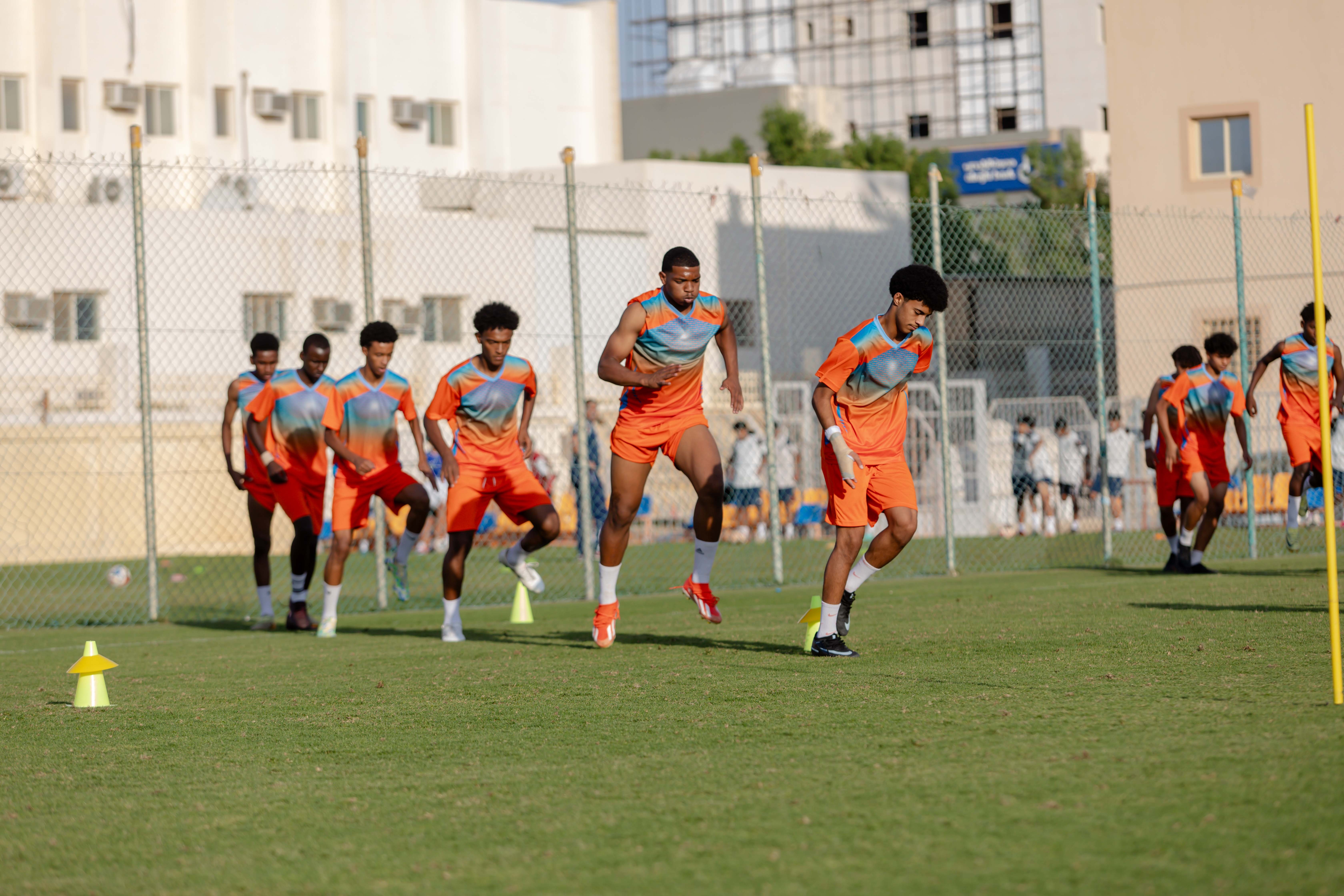 الفيحاء تحت 17 سنة يجري تمرينه الرئيس لمواجهة نظيره نادي الانصار