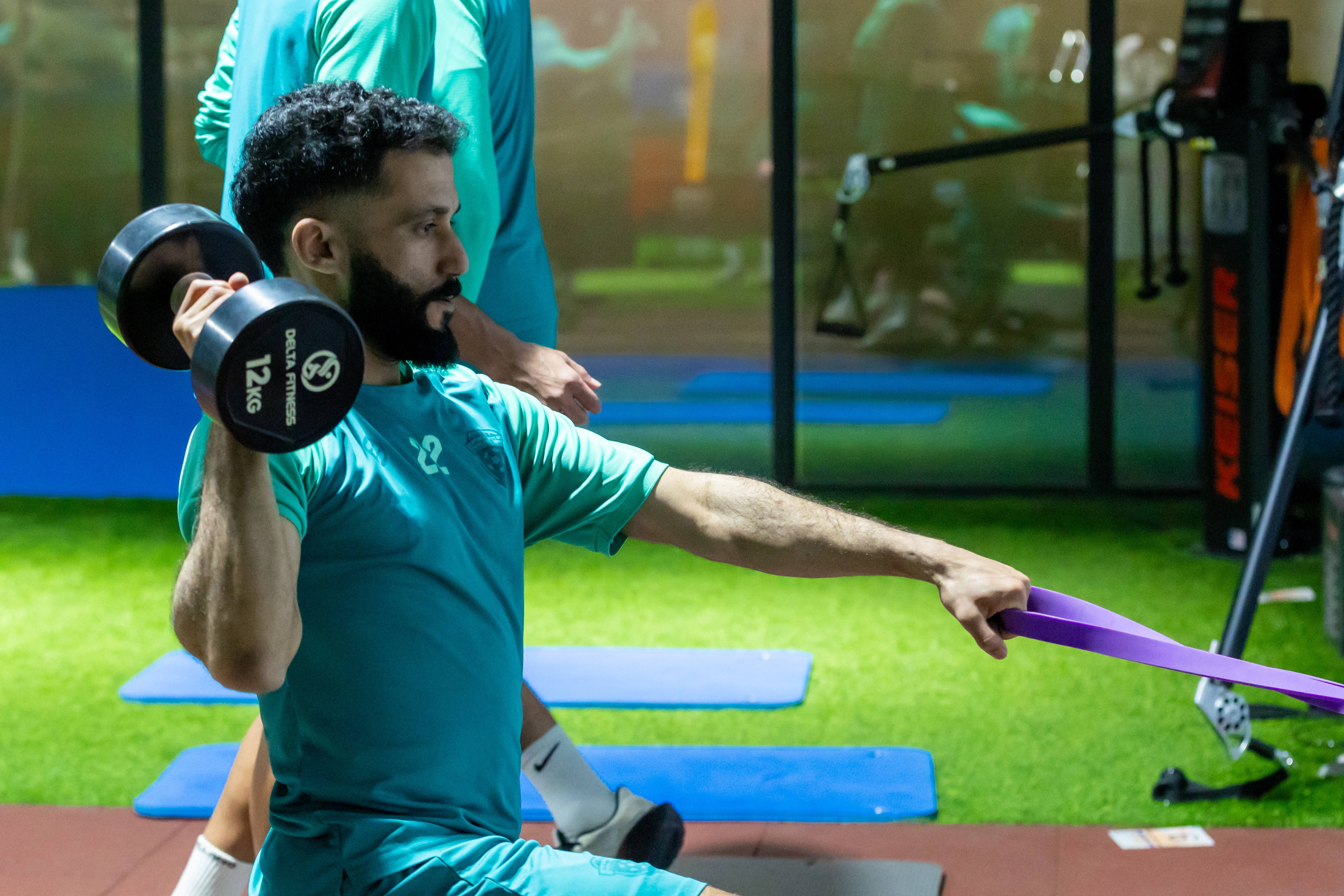 الفيحاء يستأنف تدريباته بحصة استرجاعية بمقر النادي