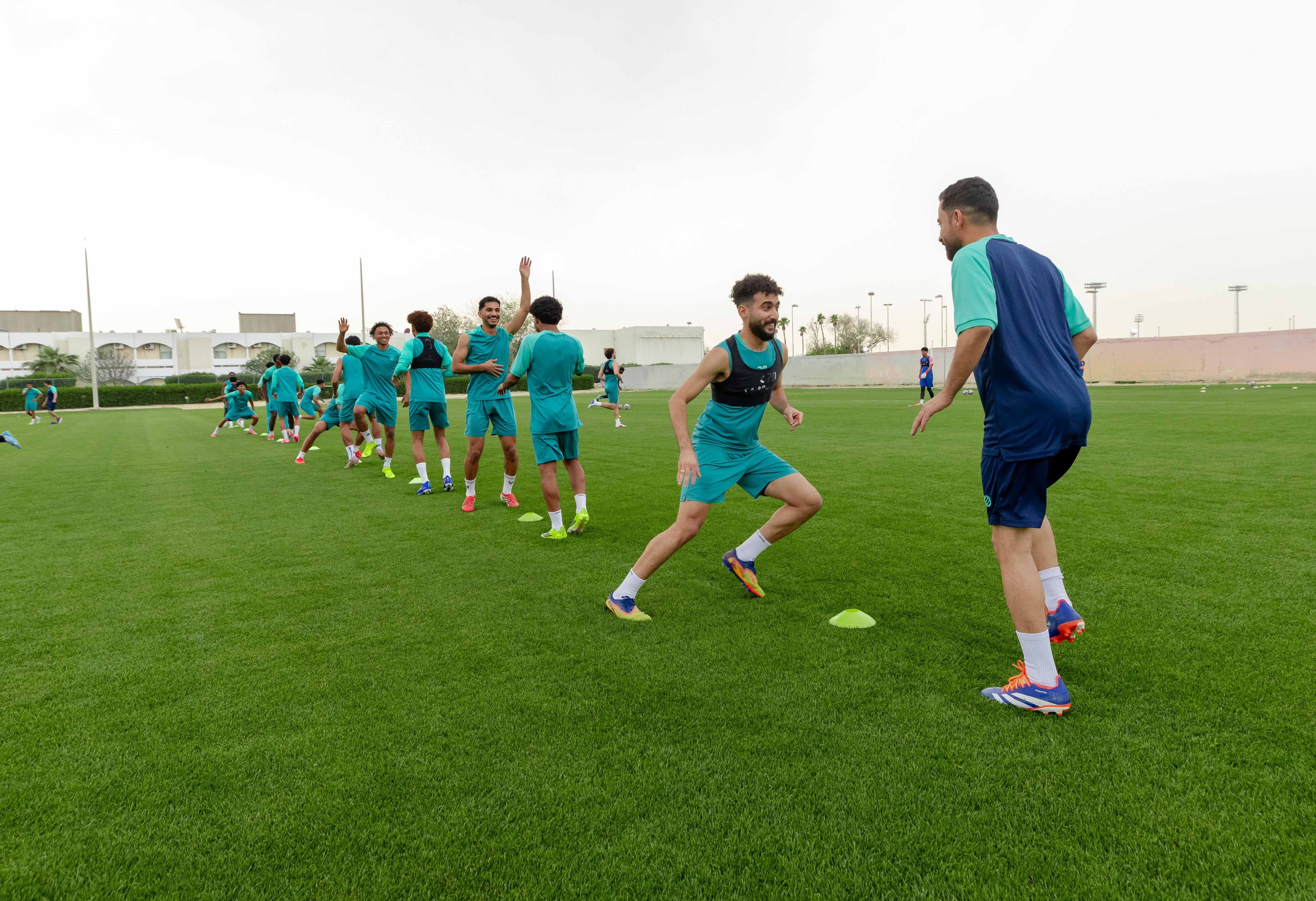 الفيحاء تحت 21 عامًا يُجري تمرينه الرئيسي استعدادًا لملاقاة القادسية .