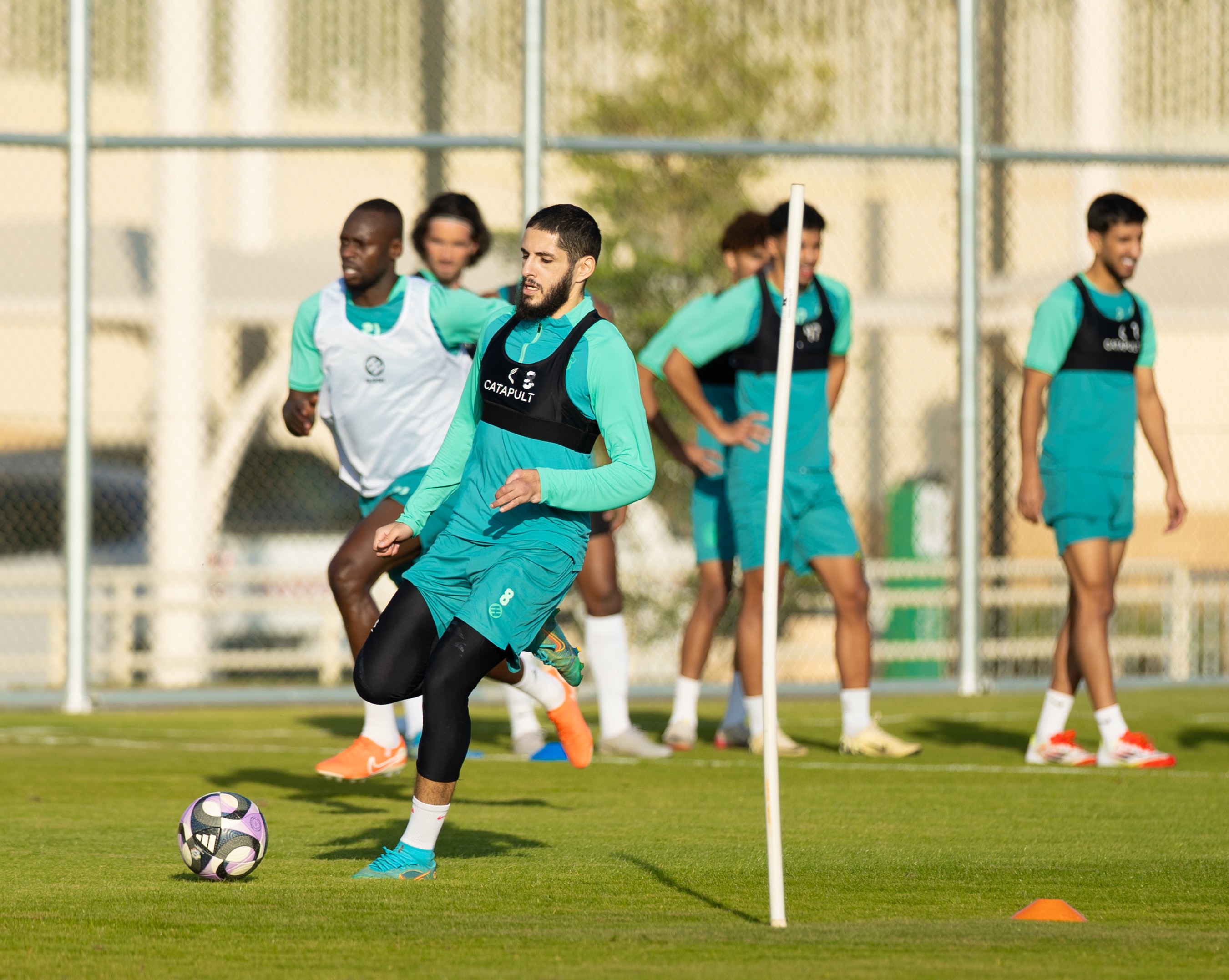 الفيحاء يجري مرانه الرئيس استعداداً لمواجهة الإتفاق