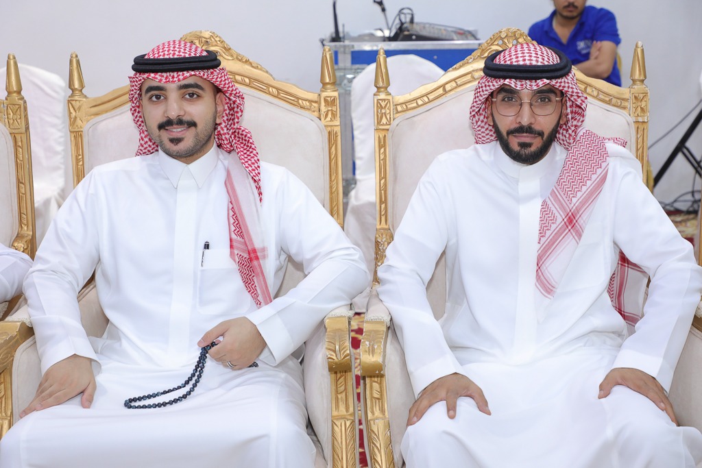 وسط حضور كبير من أهالي المجمعة ومحبي النادي الفيحاء يقيم حفل المعايدة السنوي