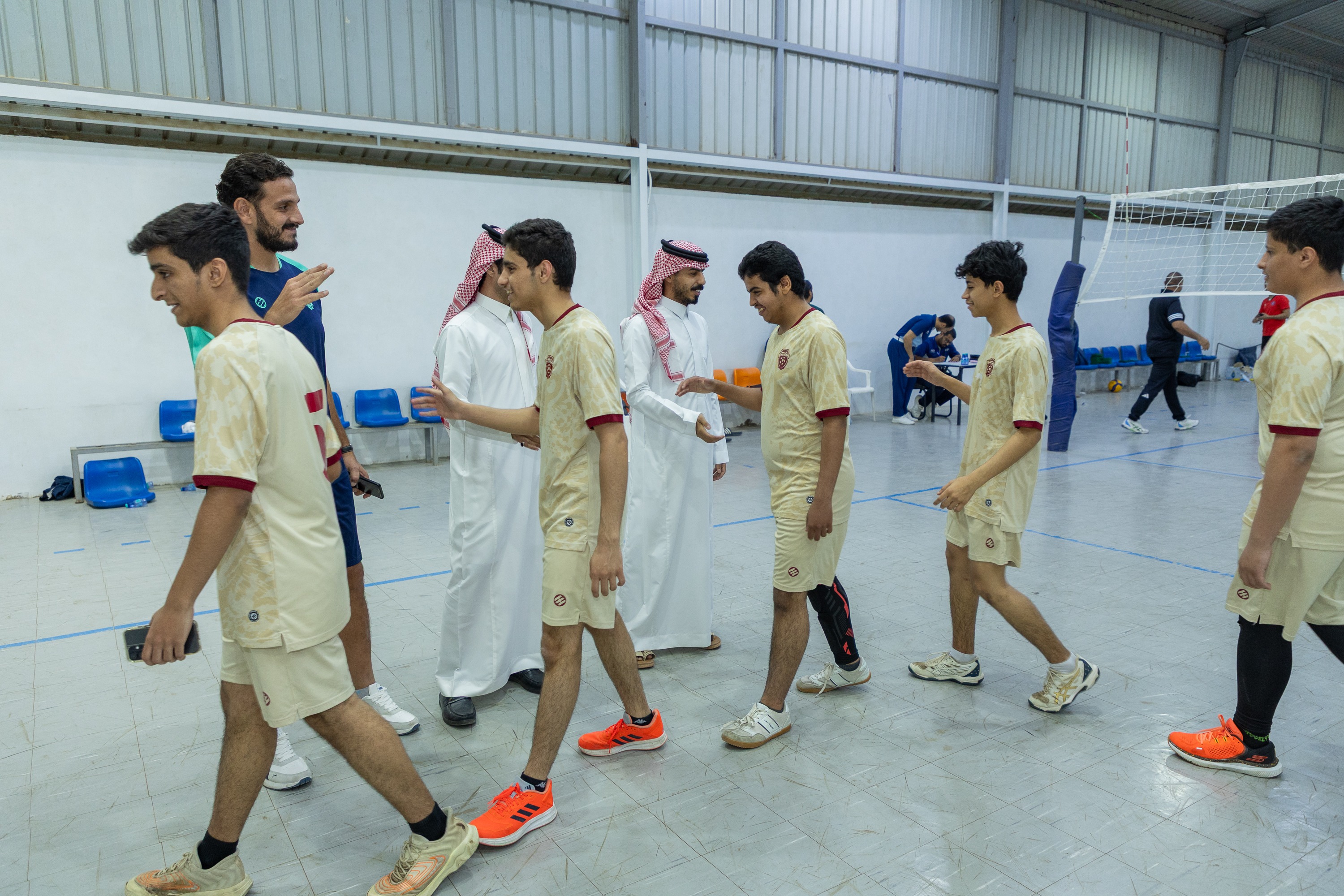 ناشئو الفيحاء لكرة الطائرة أبطال مكتب محافظة المجمعة