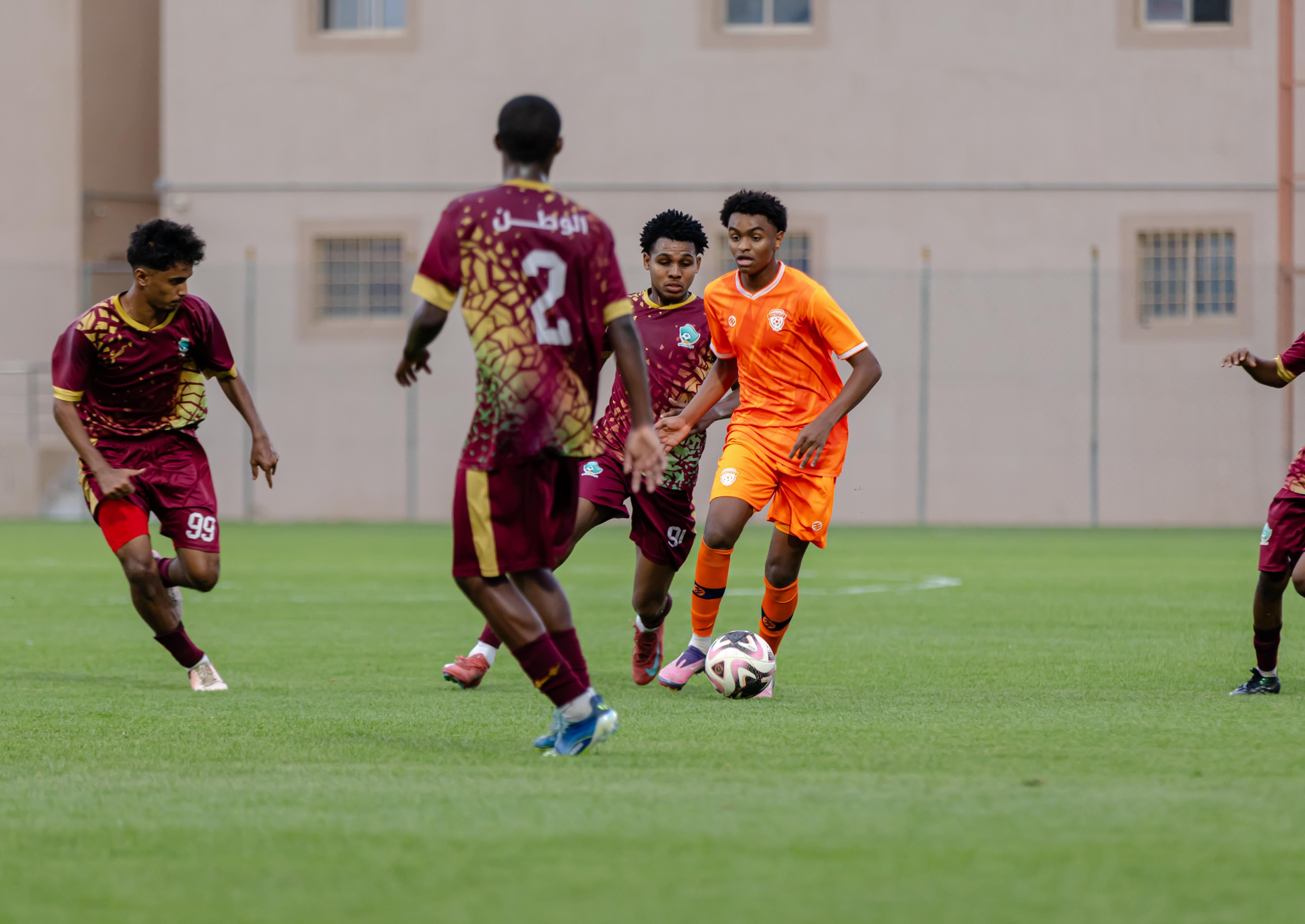 الفيحاء تحت 18 سنة يخسر لقاء نظيرة نادي الوطن