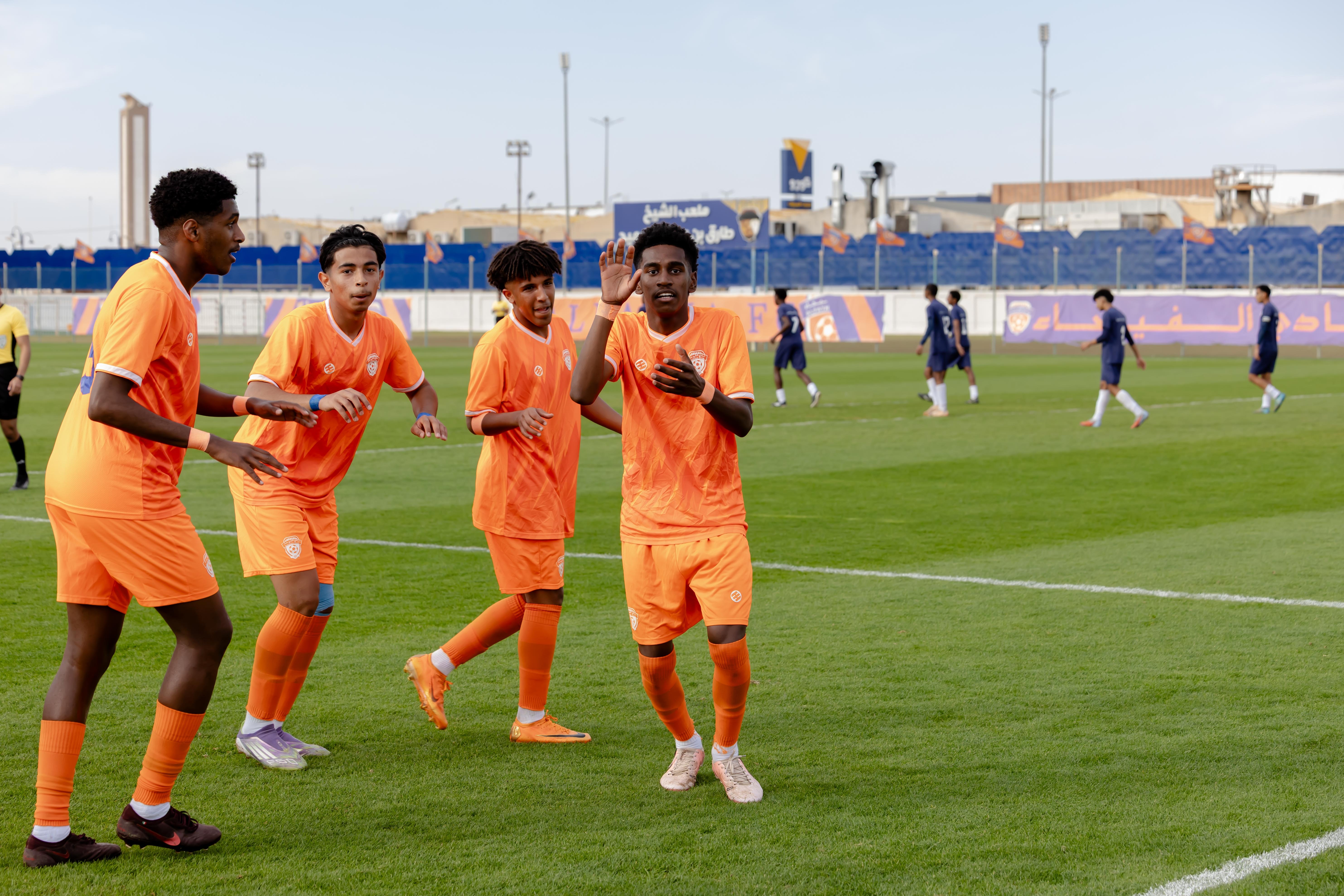 الفيحاء تحت 17 سنة يكسب لقاء نظيرة نادي الامجاد