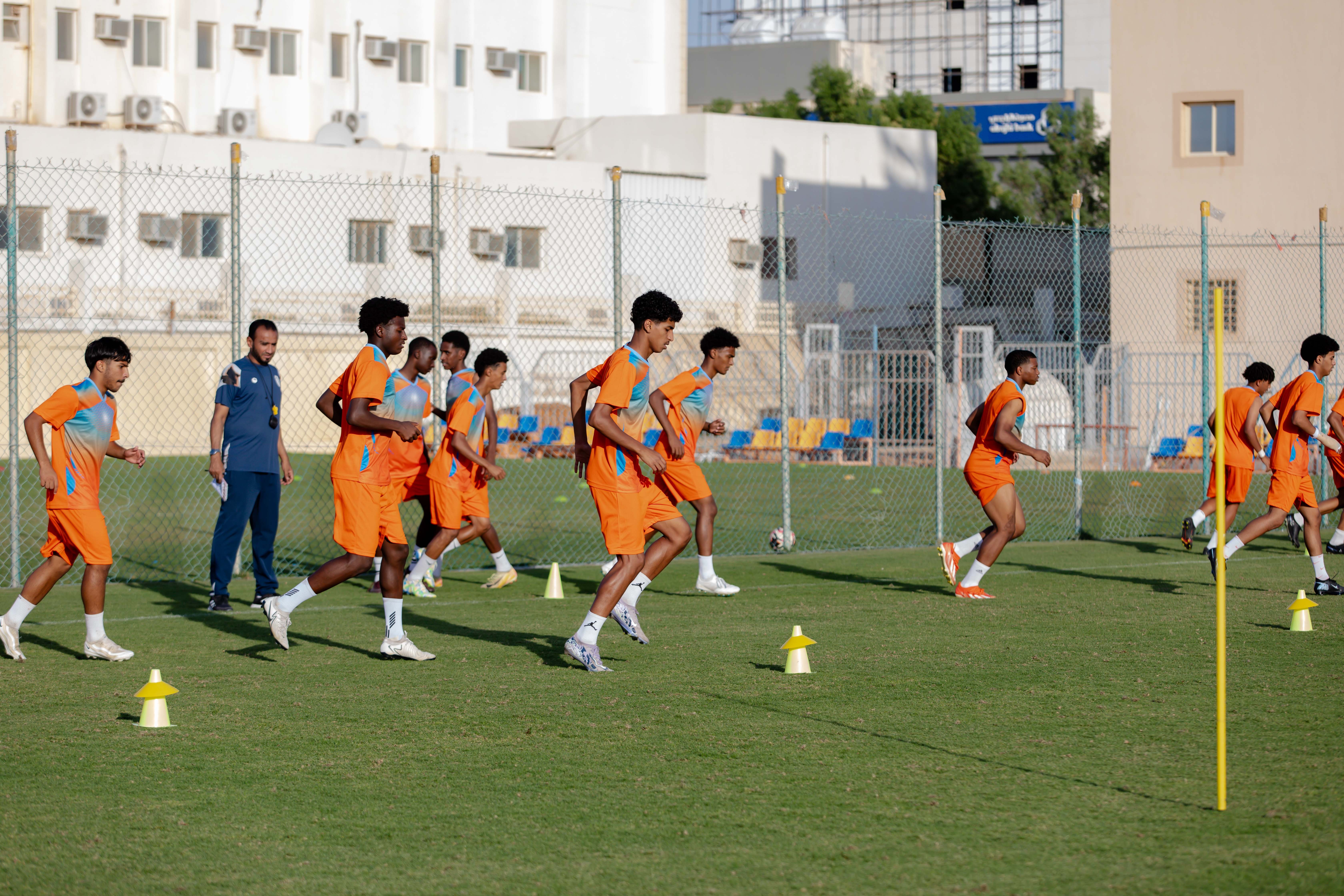 الفيحاء تحت 17 سنة يجري تمرينه الرئيس لمواجهة نظيره نادي الانصار