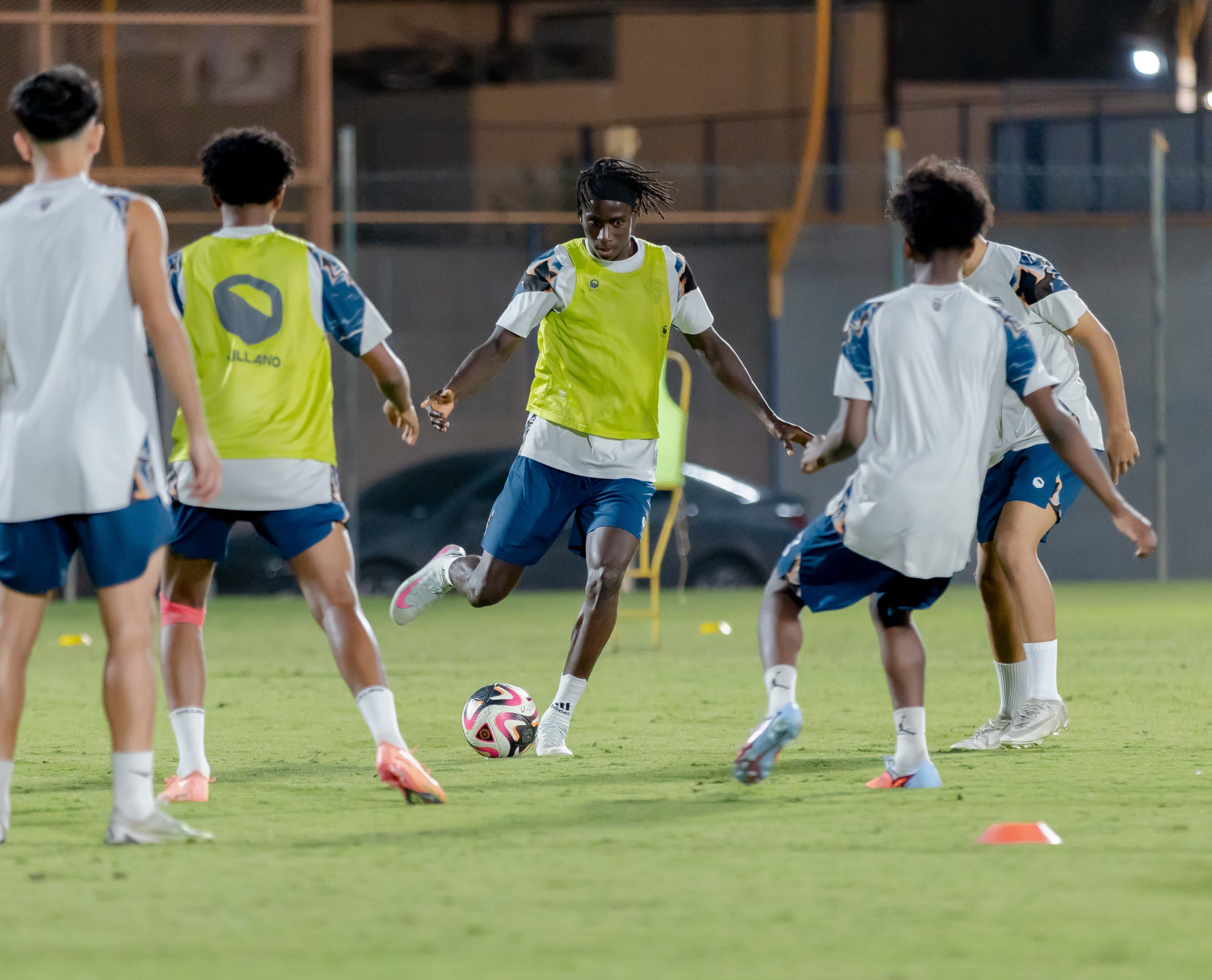 الفيحاء تحت 18 سنة يجري تمرينه الرئيس لمواجهة نظيره نادي الاتحاد