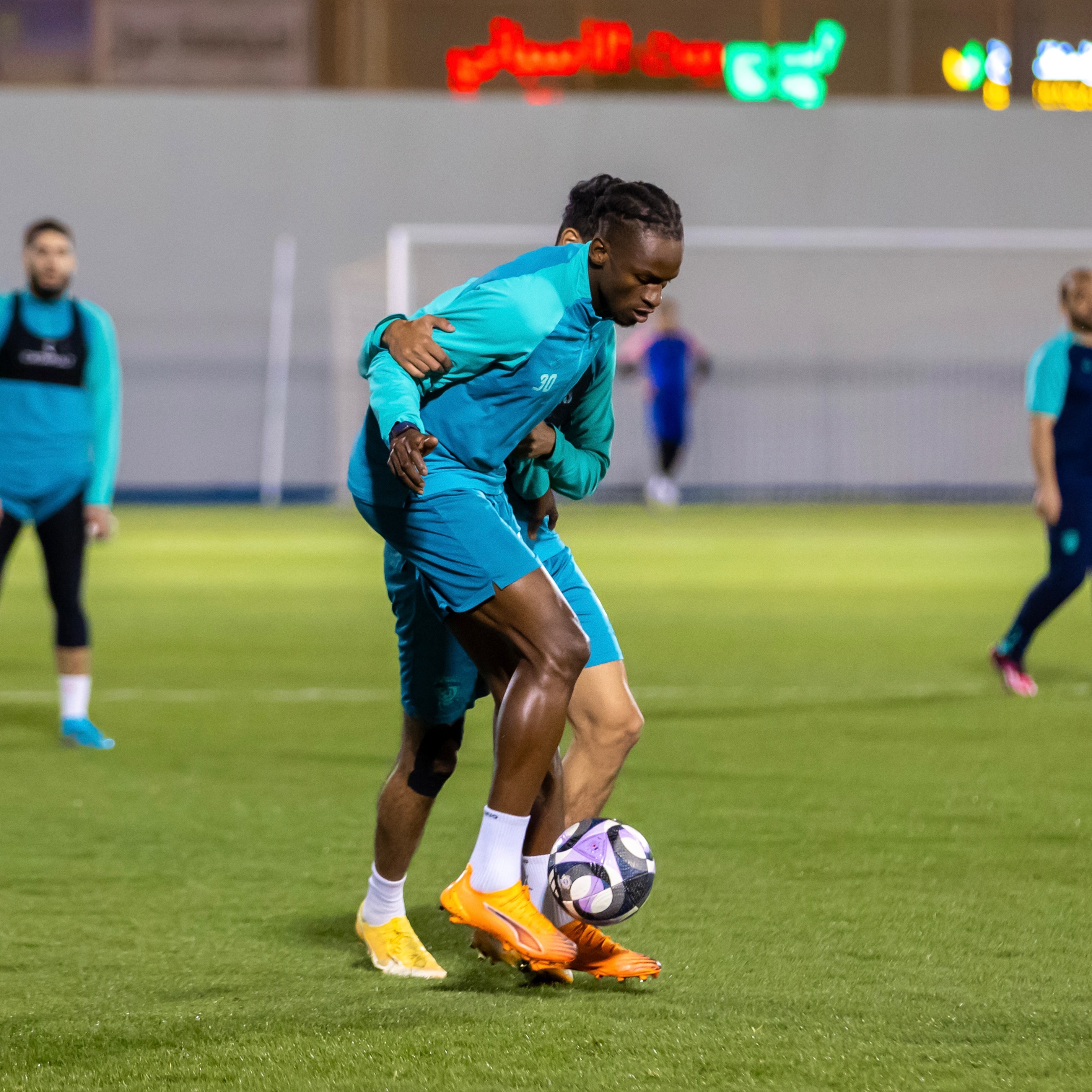 الفيحاء يجري مرانه الرئيس استعداداً لمواجهة التعاون