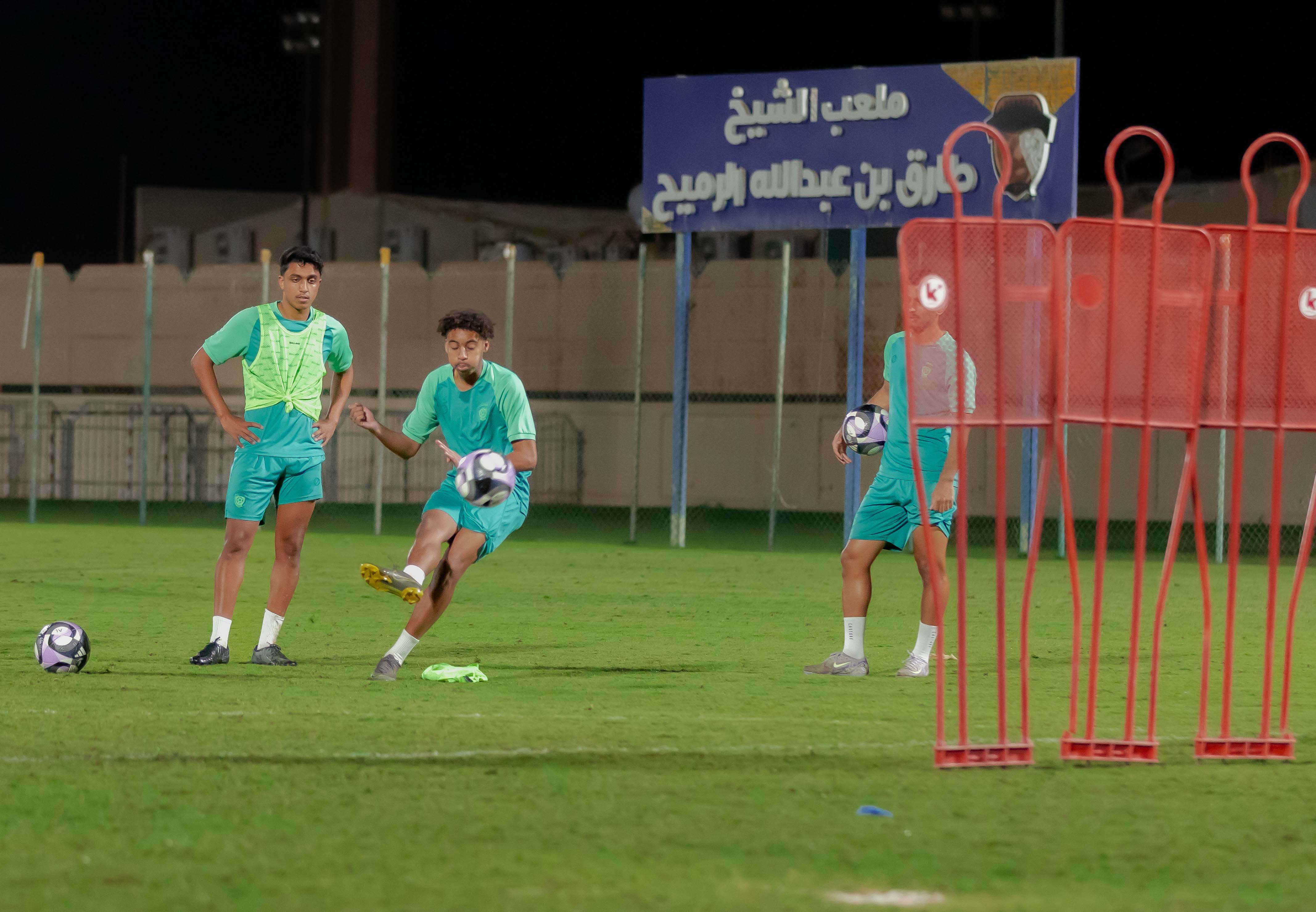 الفيحاء تحت 21 عام يجري تمرينه الرئيس استعداداً لملاقاة العدالة