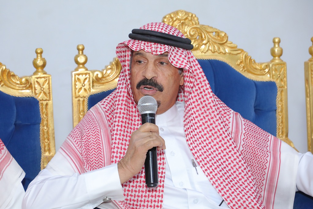 وسط حضور كبير من أهالي المجمعة ومحبي النادي الفيحاء يقيم حفل المعايدة السنوي