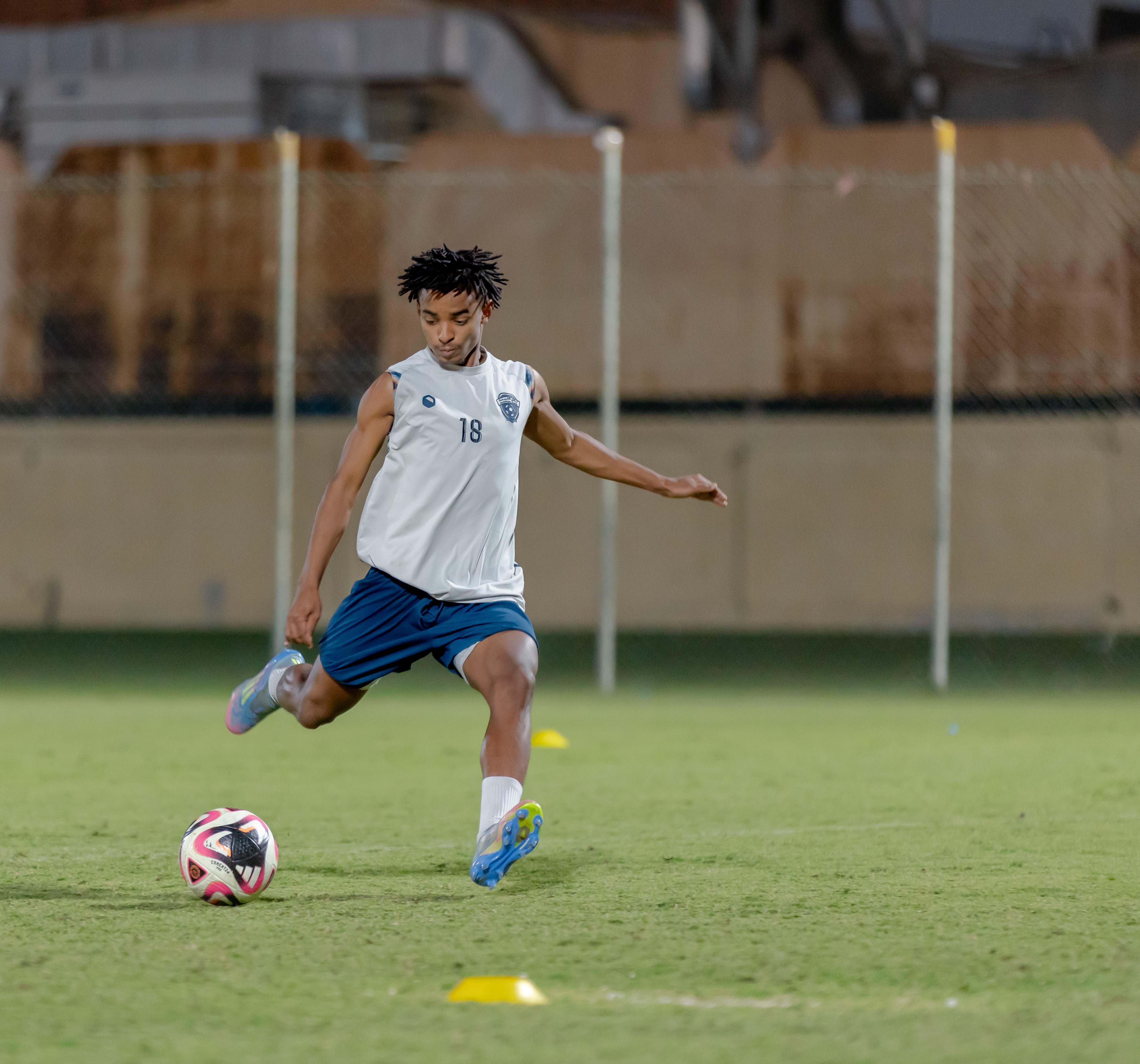 الفيحاء تحت 18 سنة يجري تمرينه الرئيس لمواجهة نظيره نادي الاتحاد