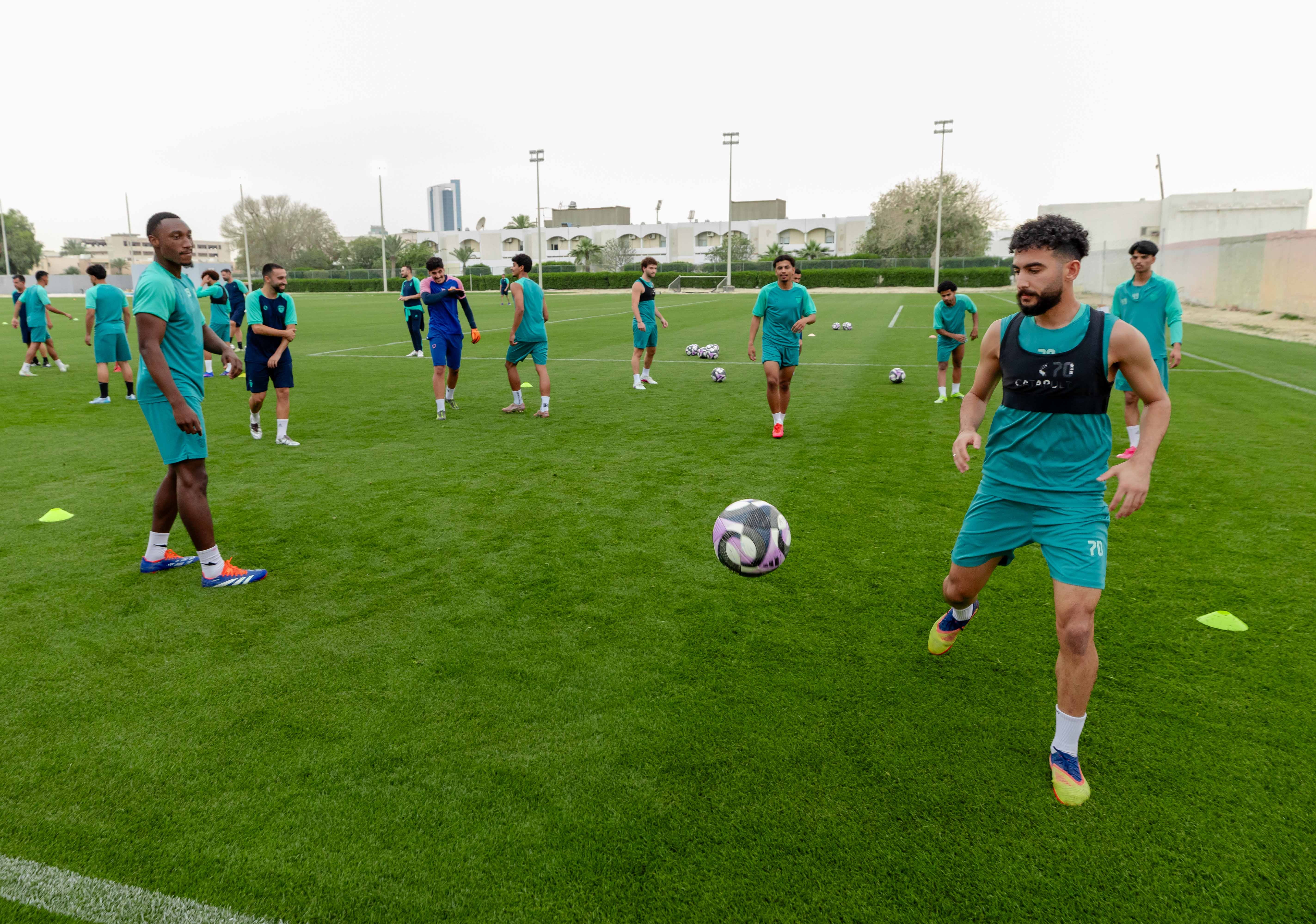 الفيحاء تحت 21 عامًا يُجري تمرينه الرئيسي استعدادًا لملاقاة القادسية .