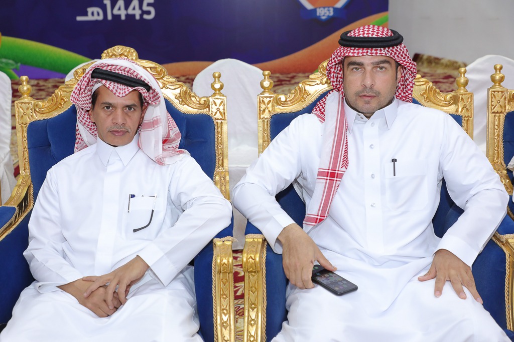 وسط حضور كبير من أهالي المجمعة ومحبي النادي الفيحاء يقيم حفل المعايدة السنوي