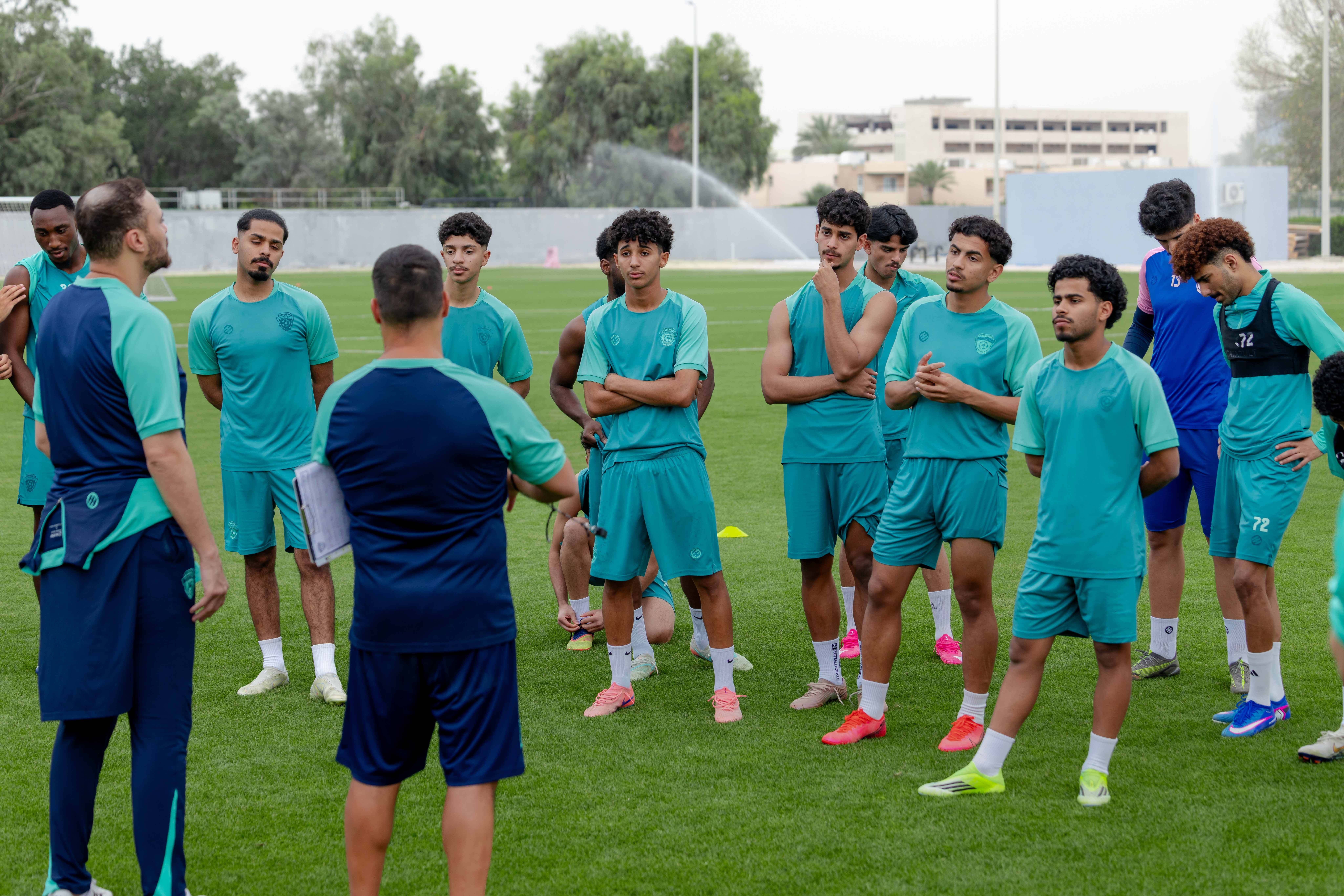 الفيحاء تحت 21 عامًا يُجري تمرينه الرئيسي استعدادًا لملاقاة القادسية .