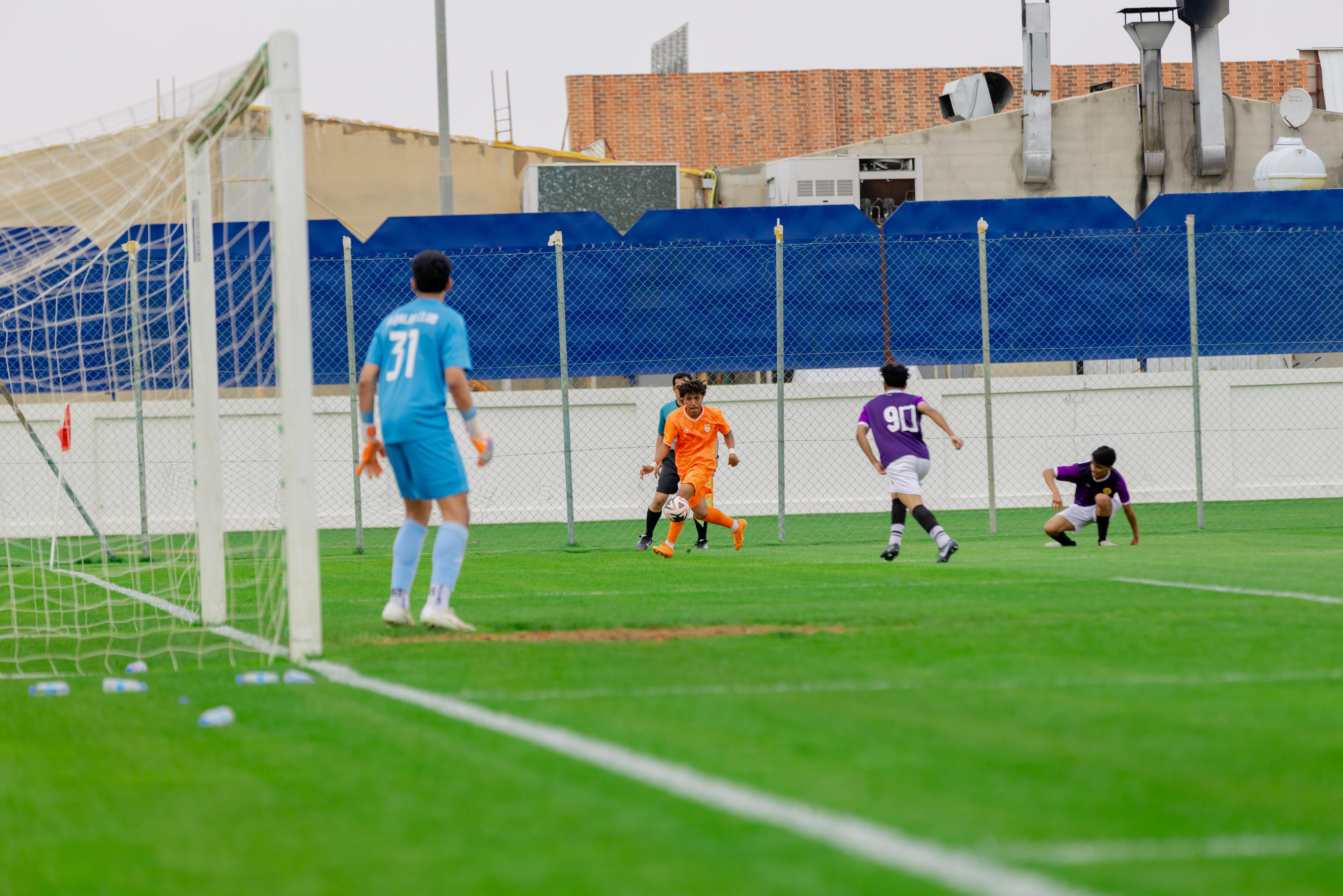 الفيحاء تحت 17 سنة يكسب لقاء نظيرة نادي القلعة