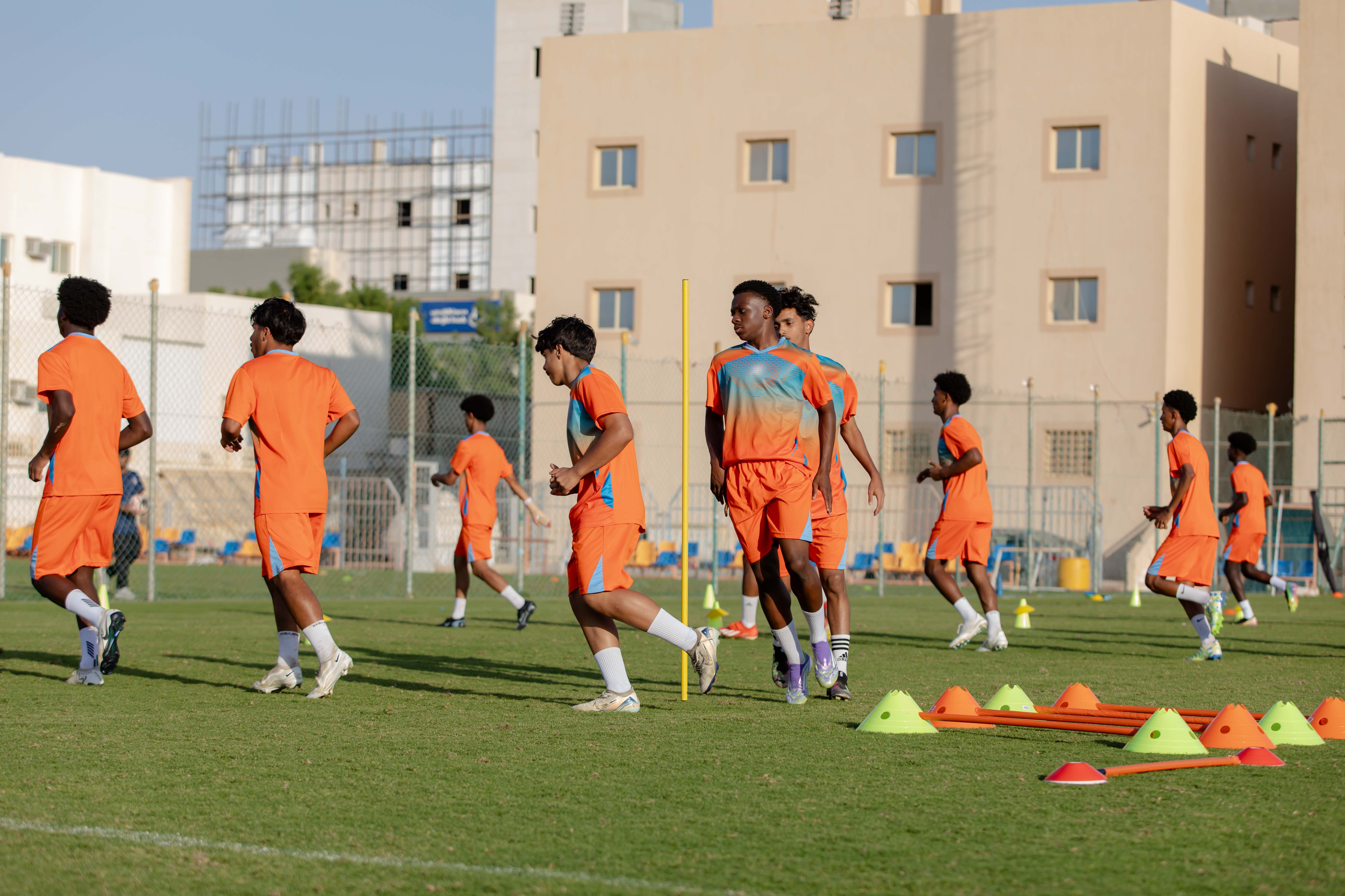 الفيحاء تحت 17 سنة يجري تمرينه الرئيس لمواجهة نظيره نادي الانصار