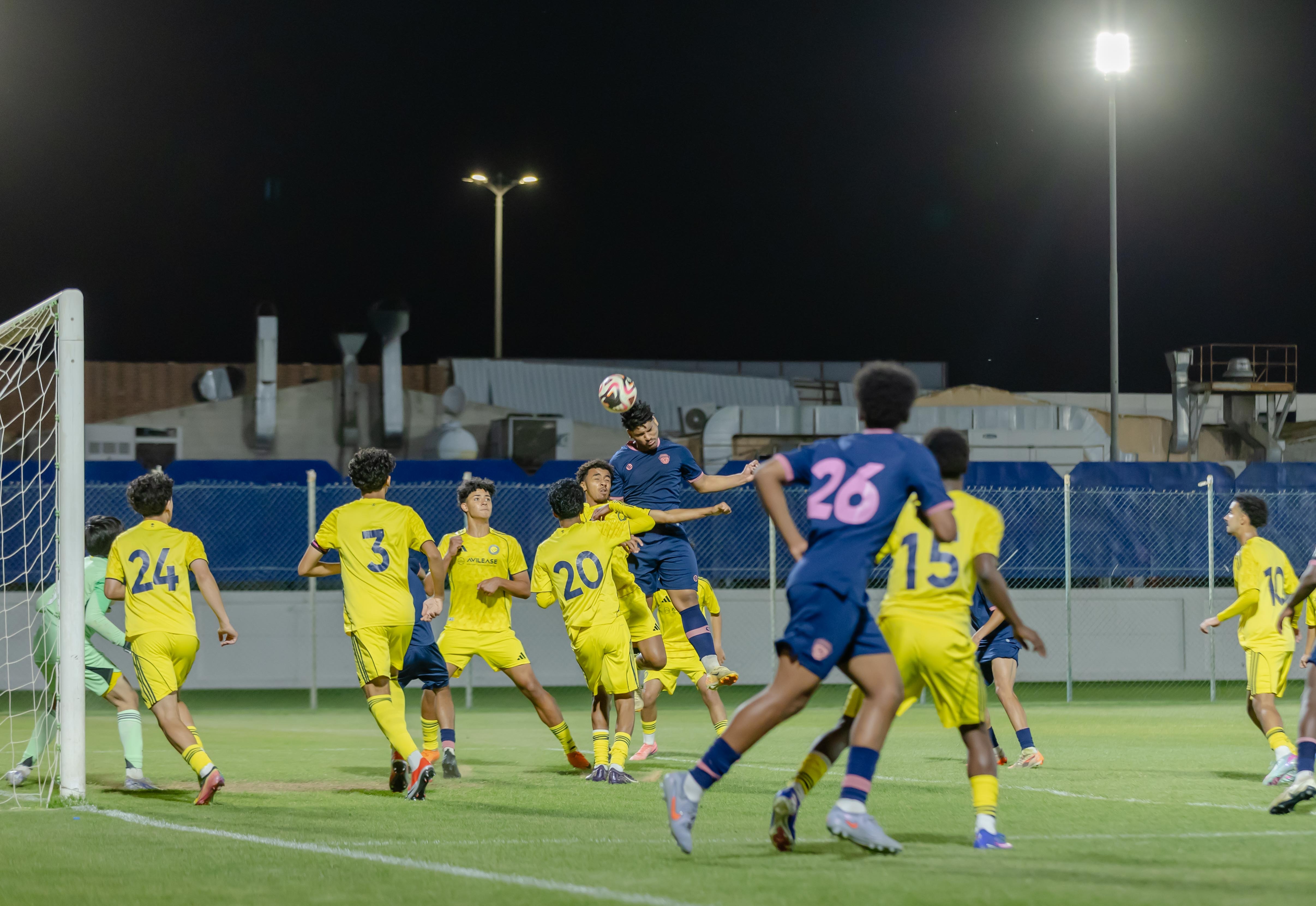 الفيحاء تحت 16 سنة يخسر لقاء نظيره نادي النصر