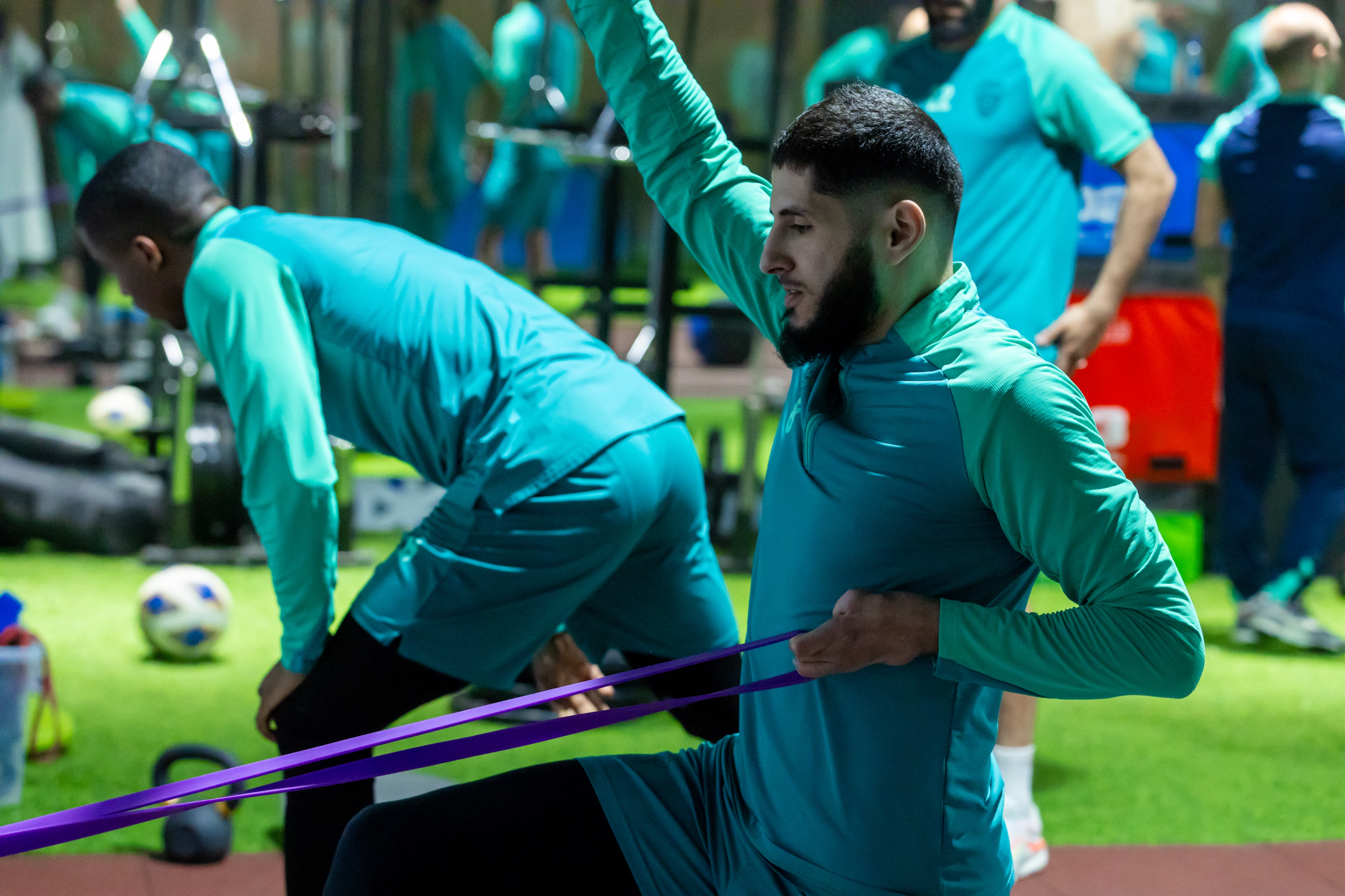 الفيحاء يستأنف تدريباته بحصة استرجاعية بمقر النادي