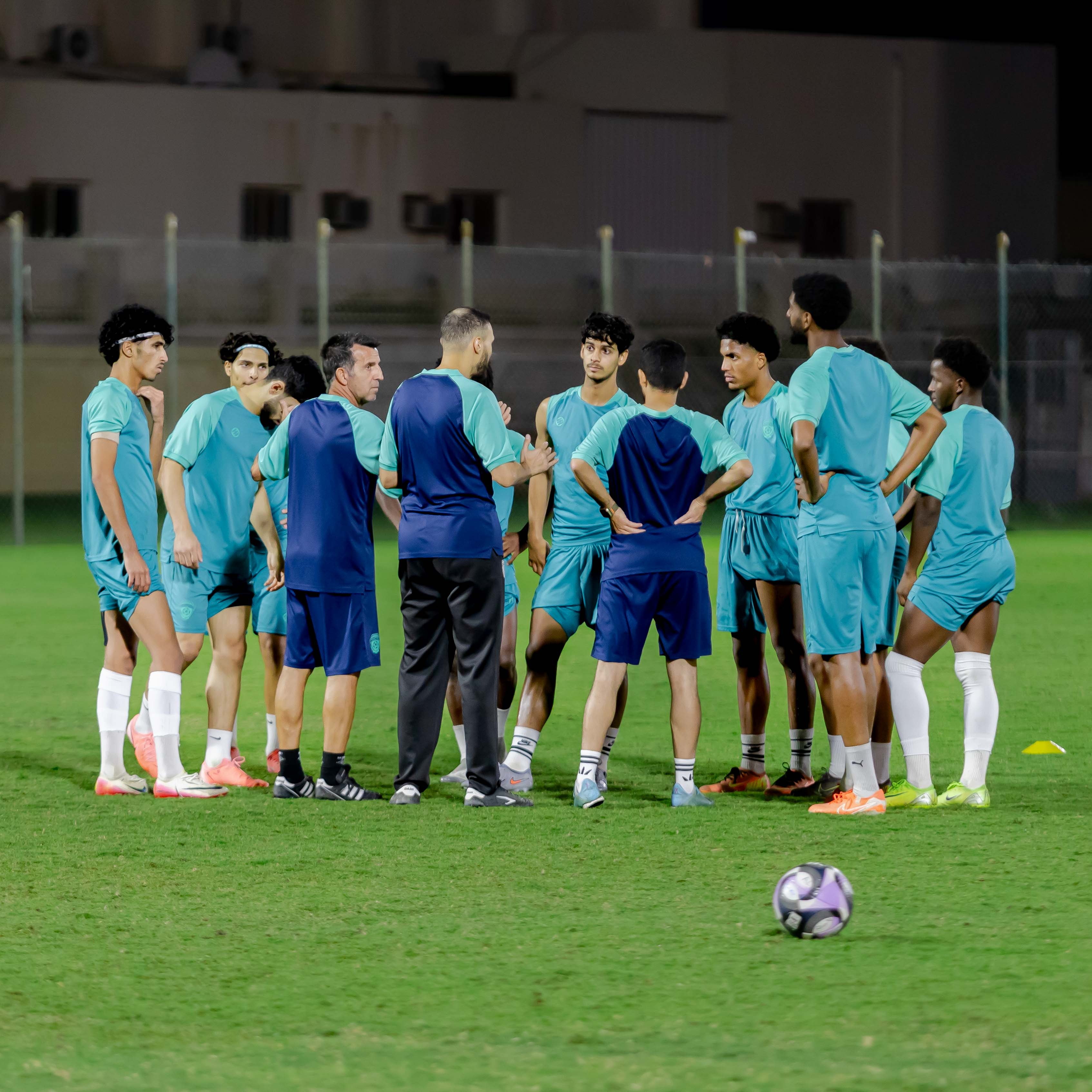 الفيحاء تحت 21 عامًا يُجري تمرينه الرئيس استعدادًا لملاقاة القادسية .