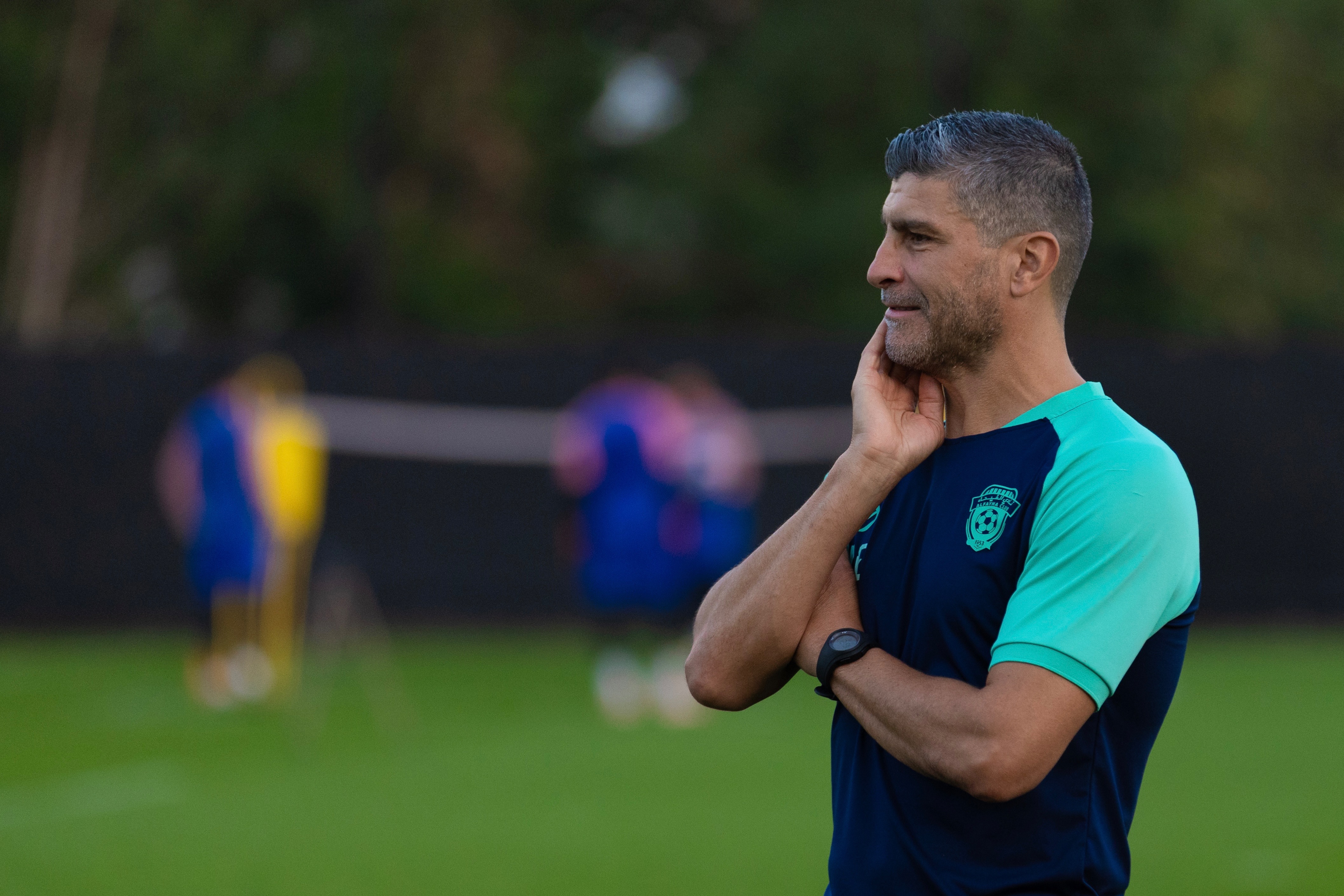 الفيحاء يواصل برنامجه الإعدادي في معسكر العين بحصتين تدريبيتين