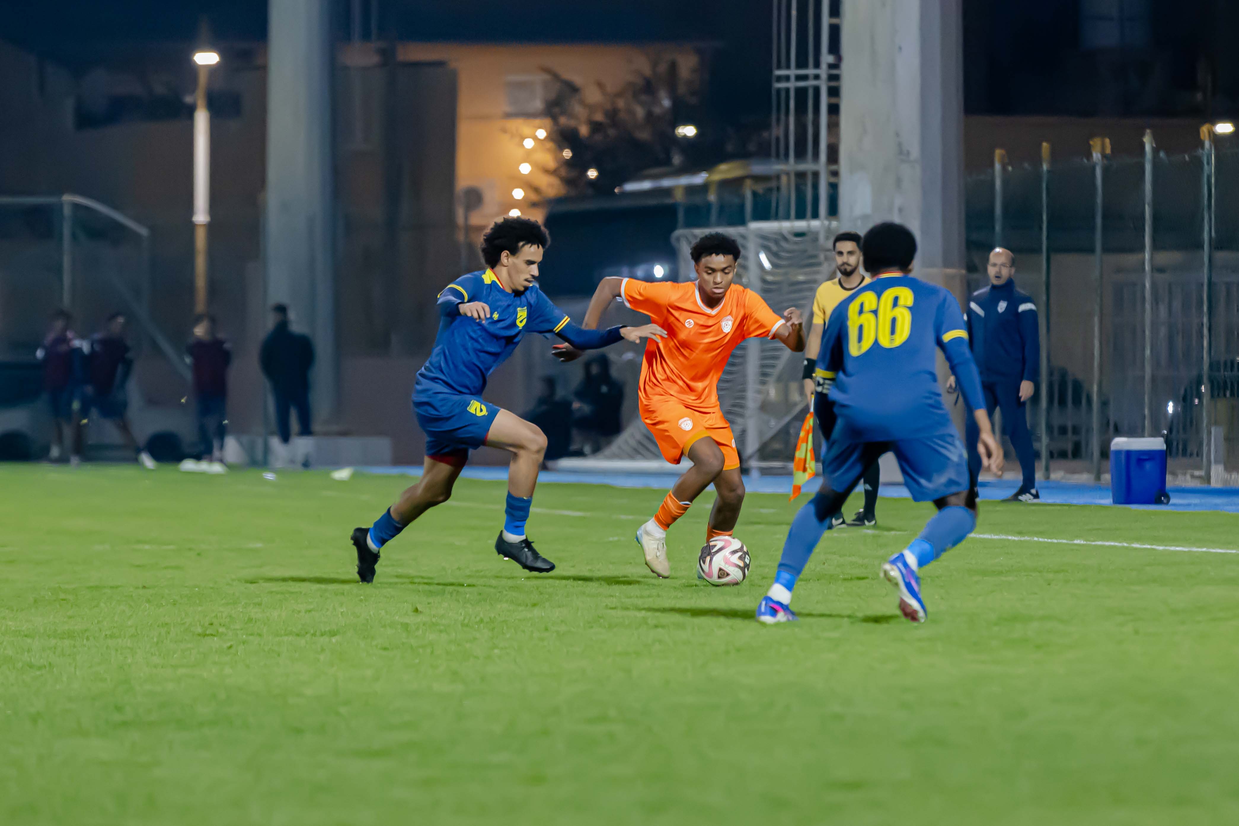 الفيحاء تحت 18 سنة يتعادل ايجابياً مع نظيرة نادي الحزم